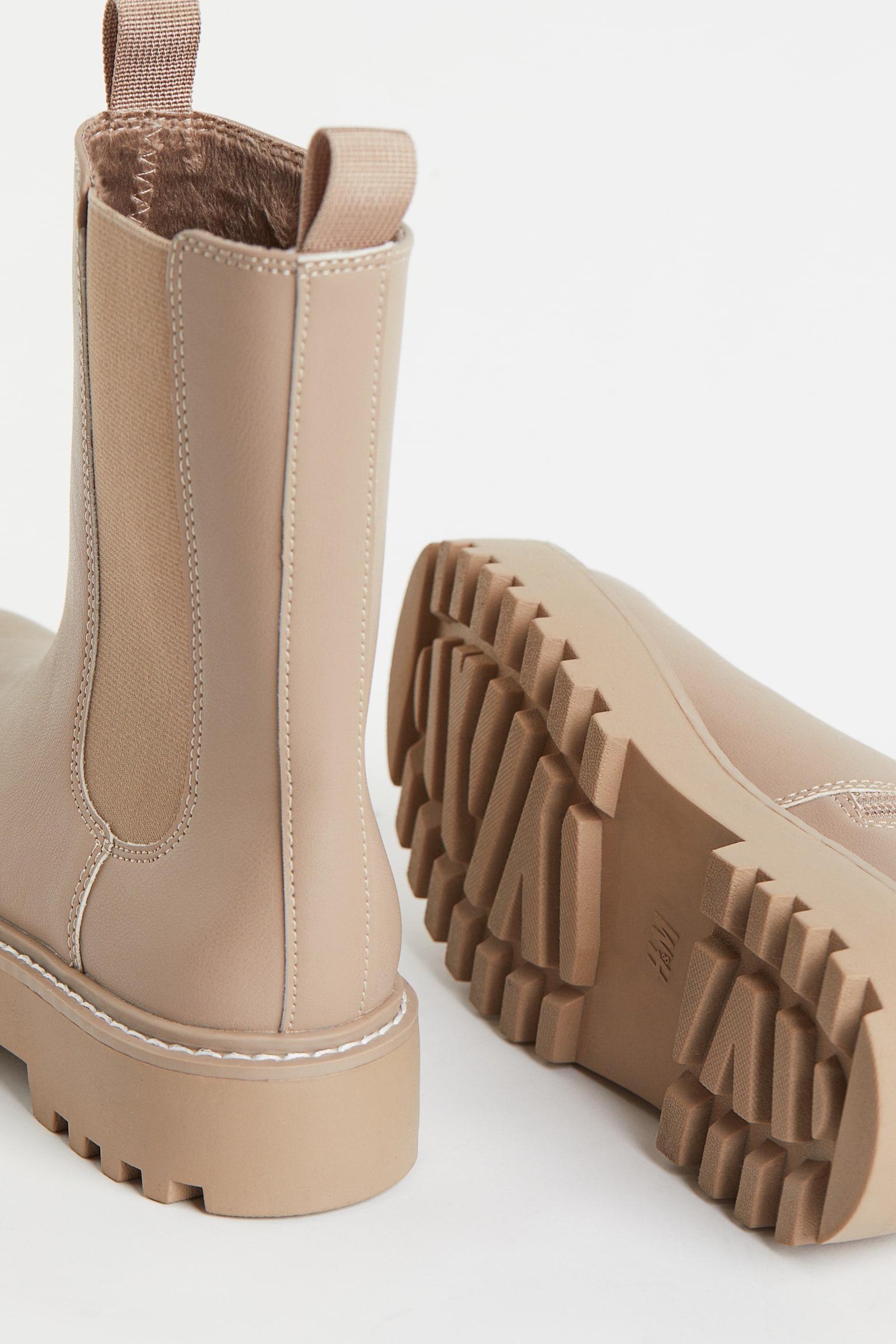 Chelsea Boots - Beige/Black - 3