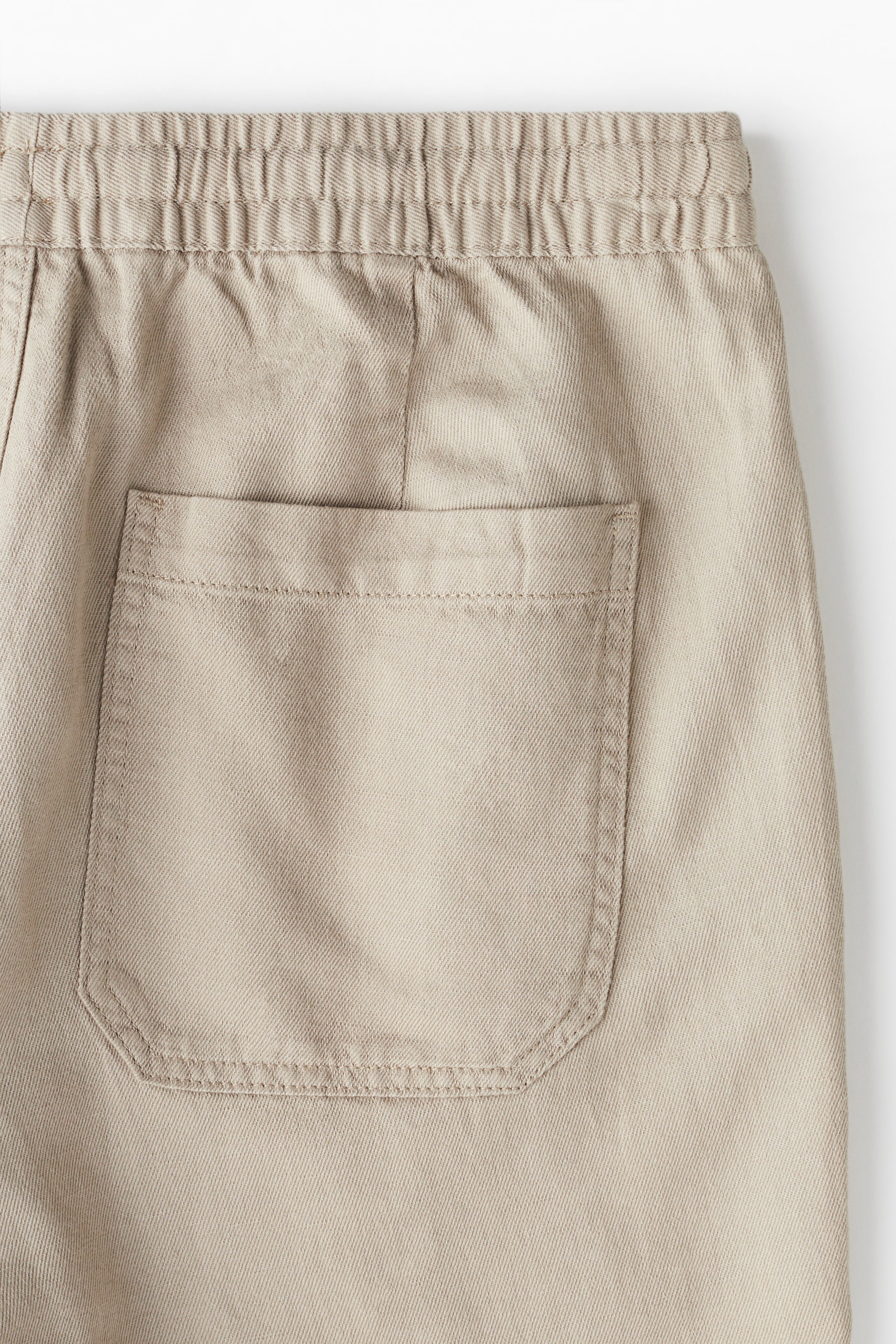 Relaxed Fit Linen-blend Pants - Beige - Men | H&M US