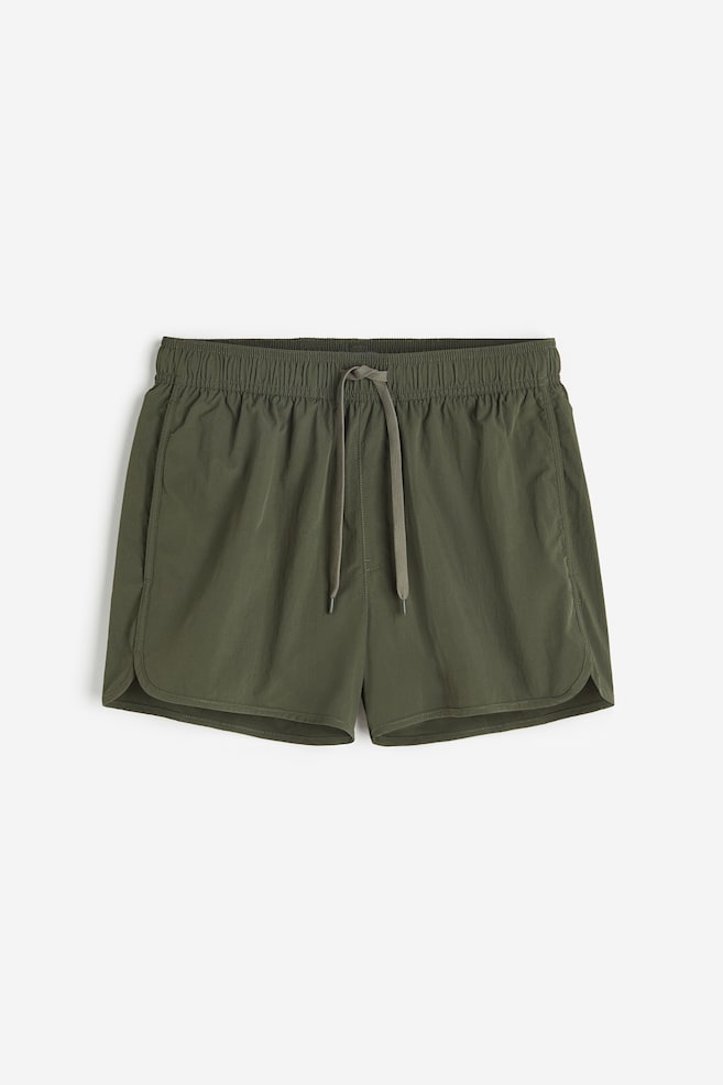 Swim shorts - Khaki green/Black - 1