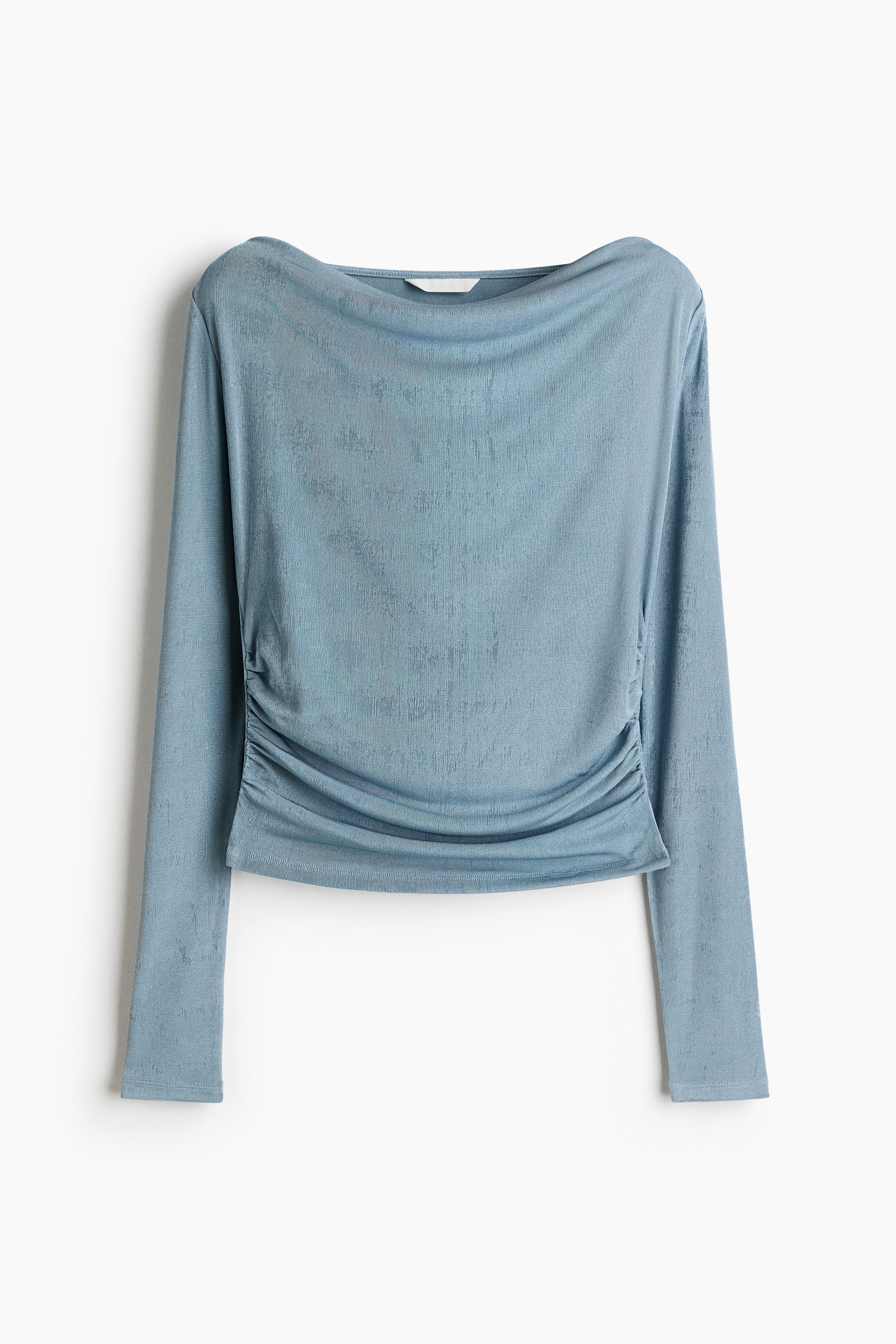 Draped jersey top