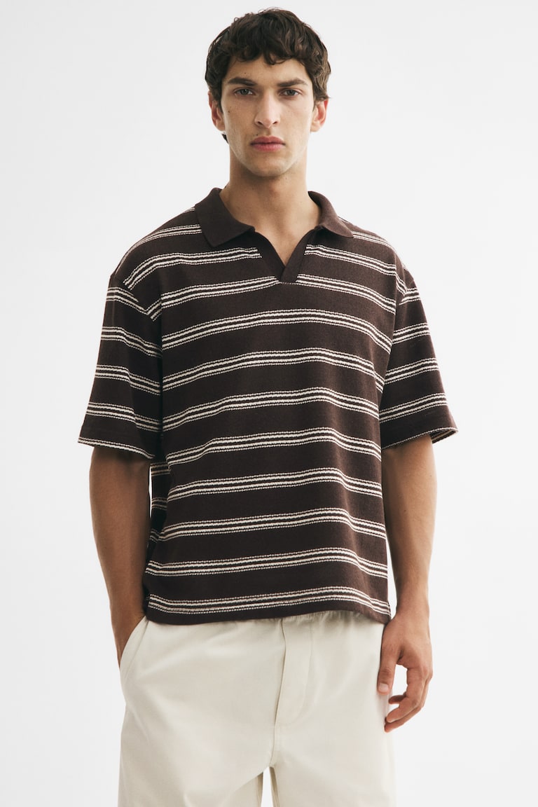 Pletena polo majica Relaxed Fit