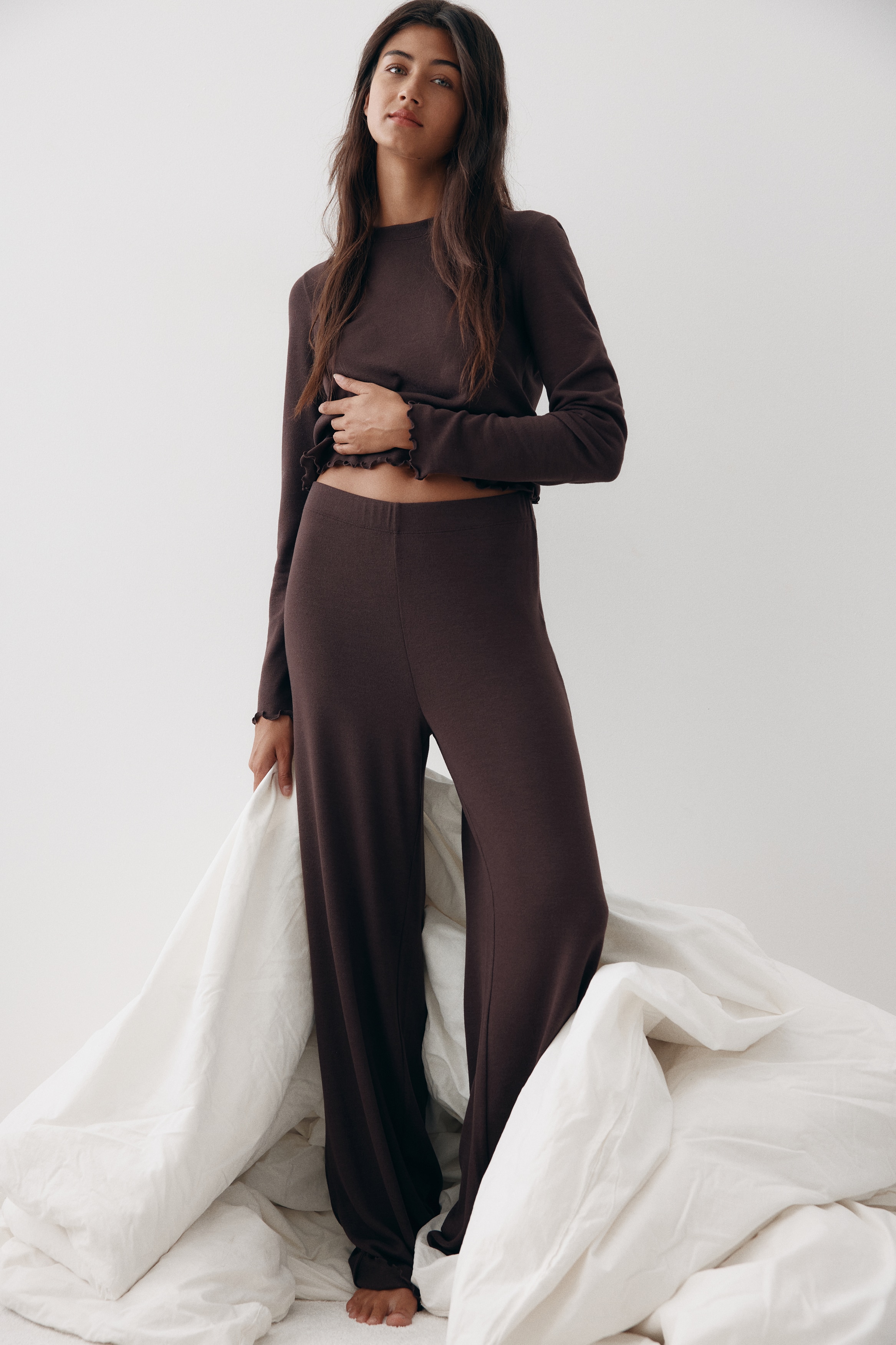 Brushed jersey pyjamas
