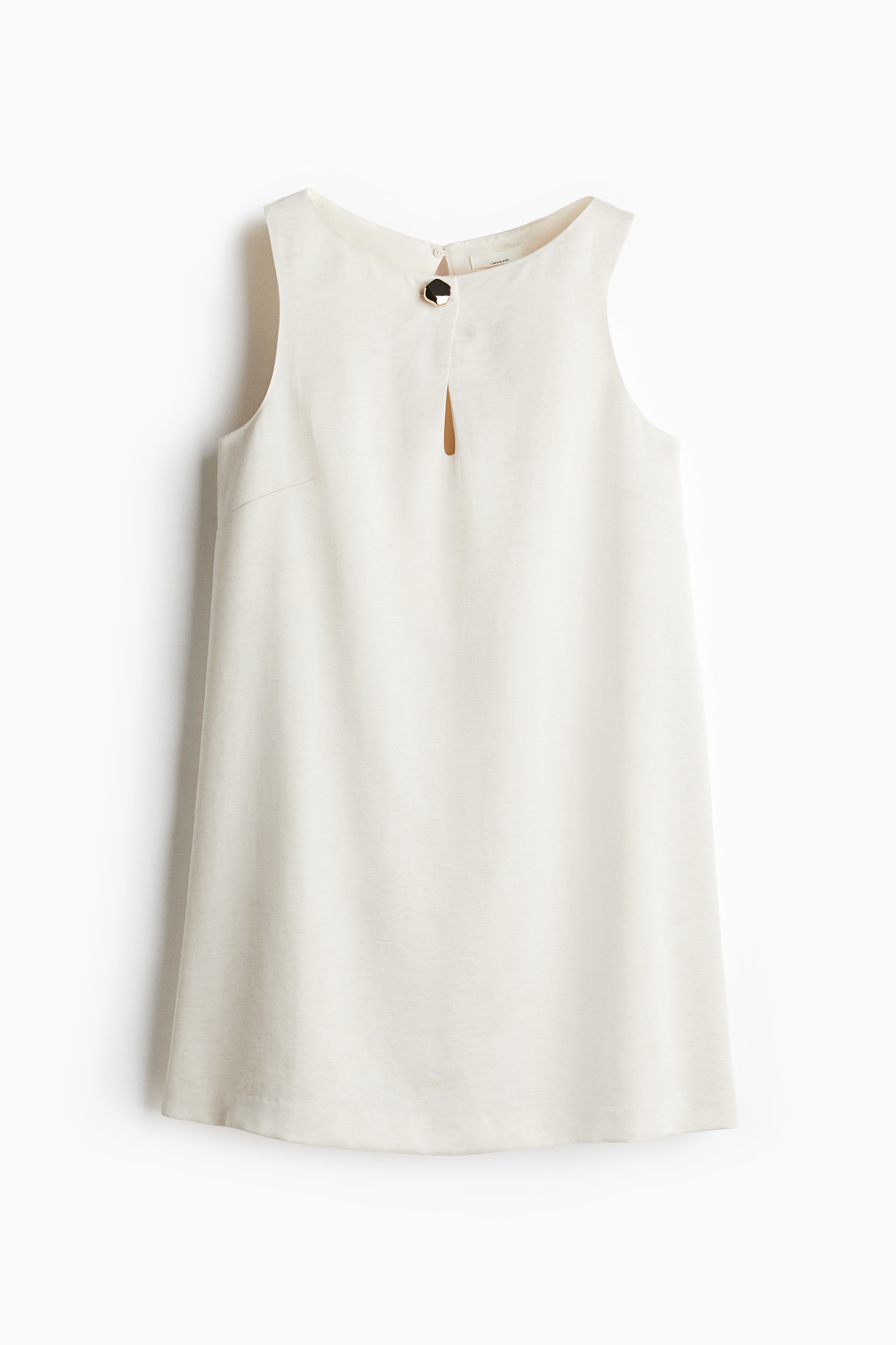 A-line dress - Cream/Green/Black/Golden olive/Dark brown