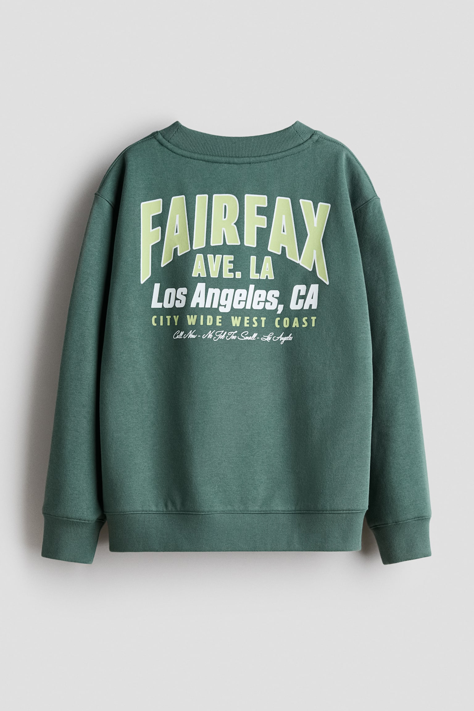 Print-motif sweatshirt - Green/Fairfax/Dark grey/New York/Cream/Original/Bright blue/Good Days/Brown/Football players - 6