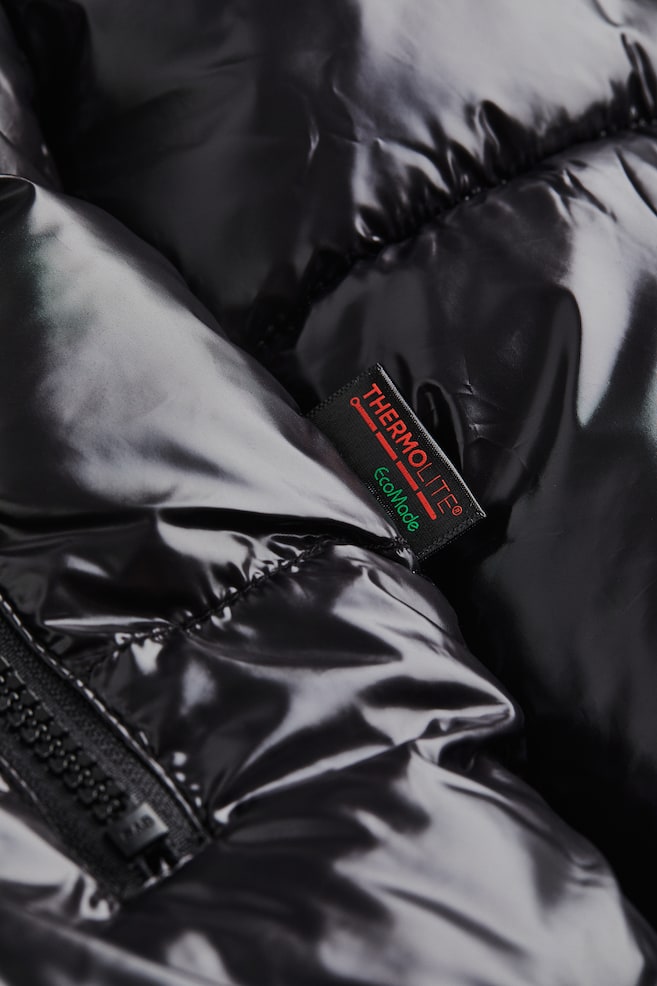 THERMOLITE® Water-repellent jacket - Black/Dark brown - 2