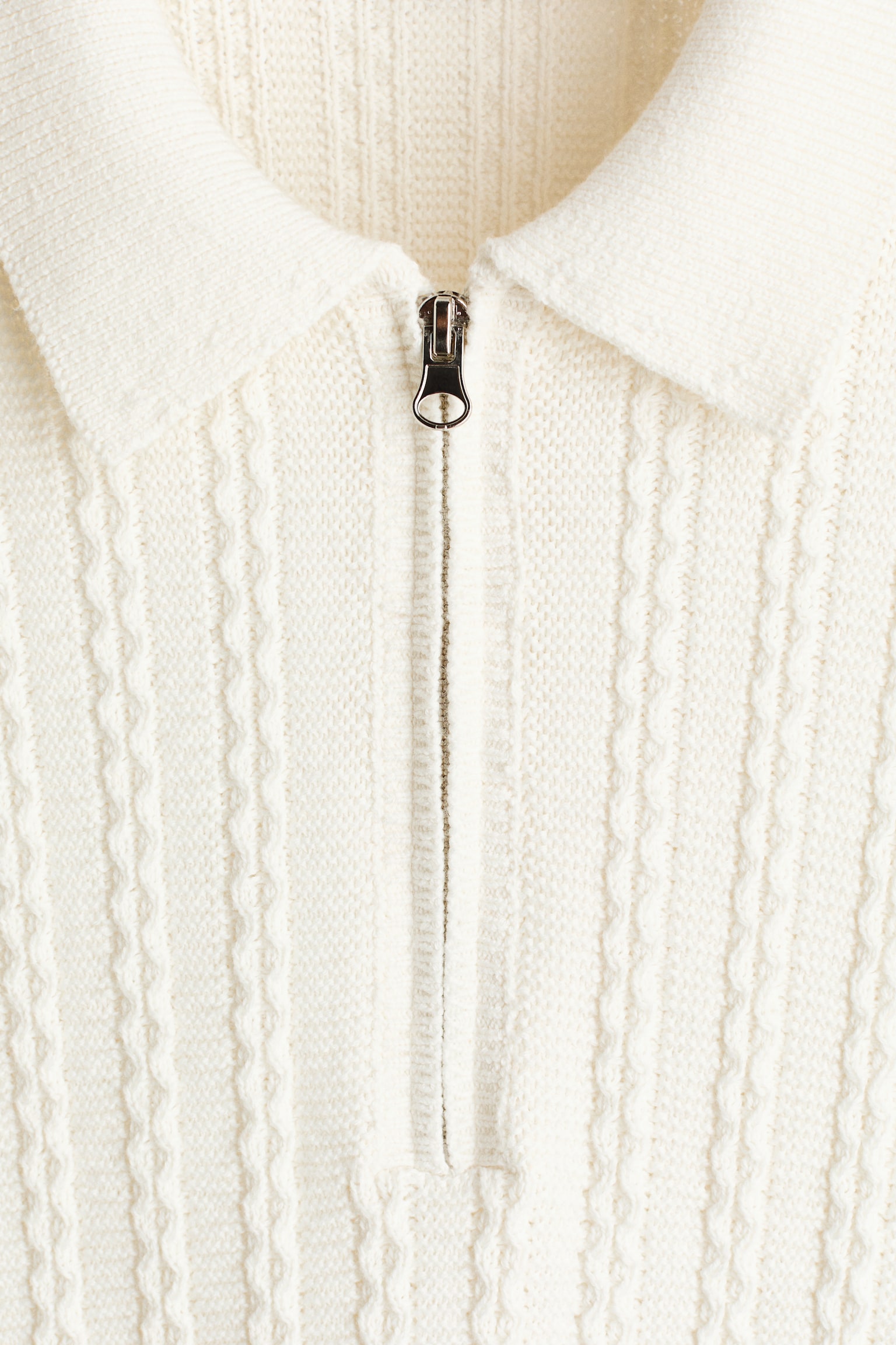 Relaxed Fit Cotton polo shirt-White - 4