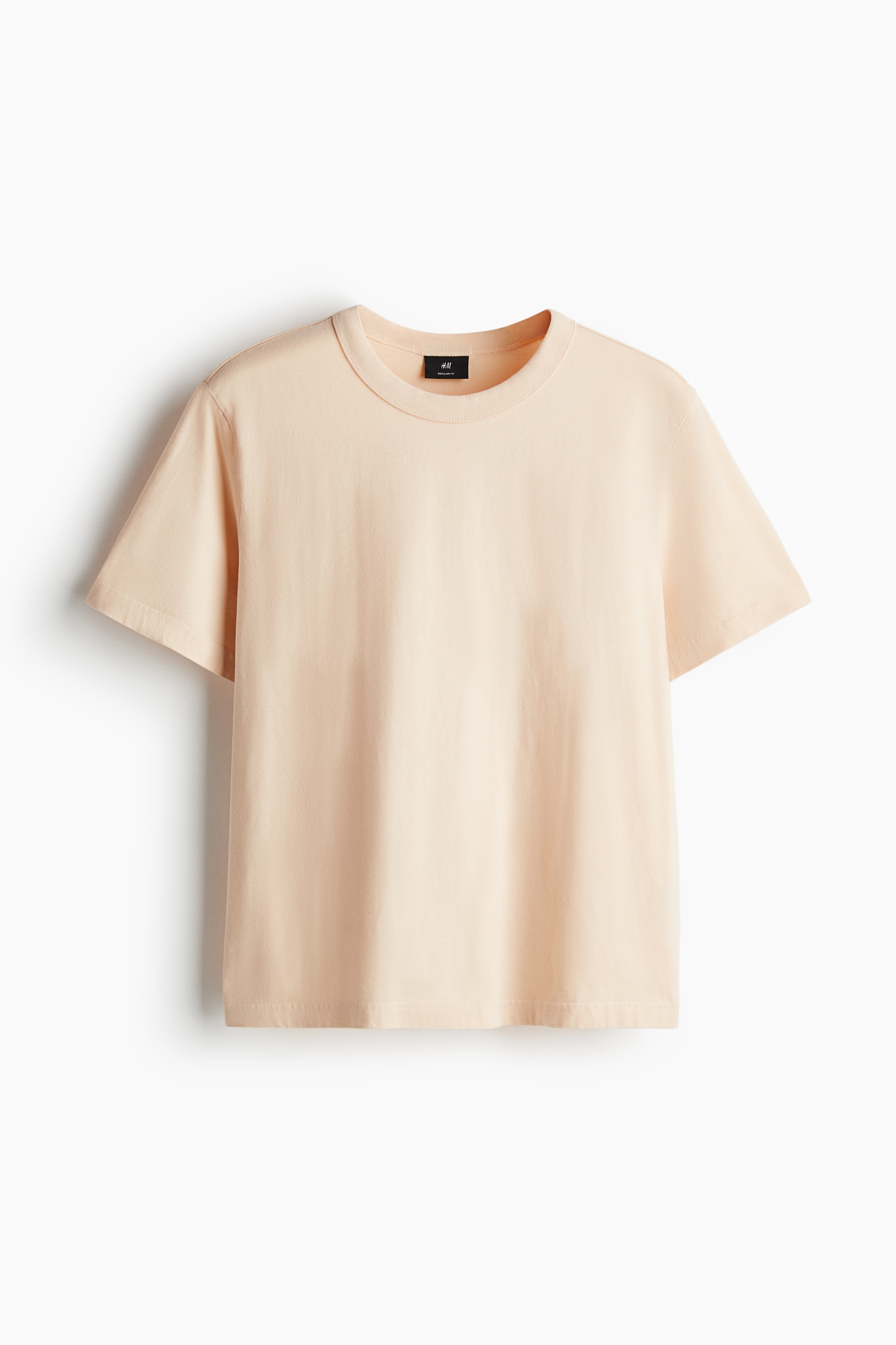 Regular Fit T-shirt - Pale orange/Yellow