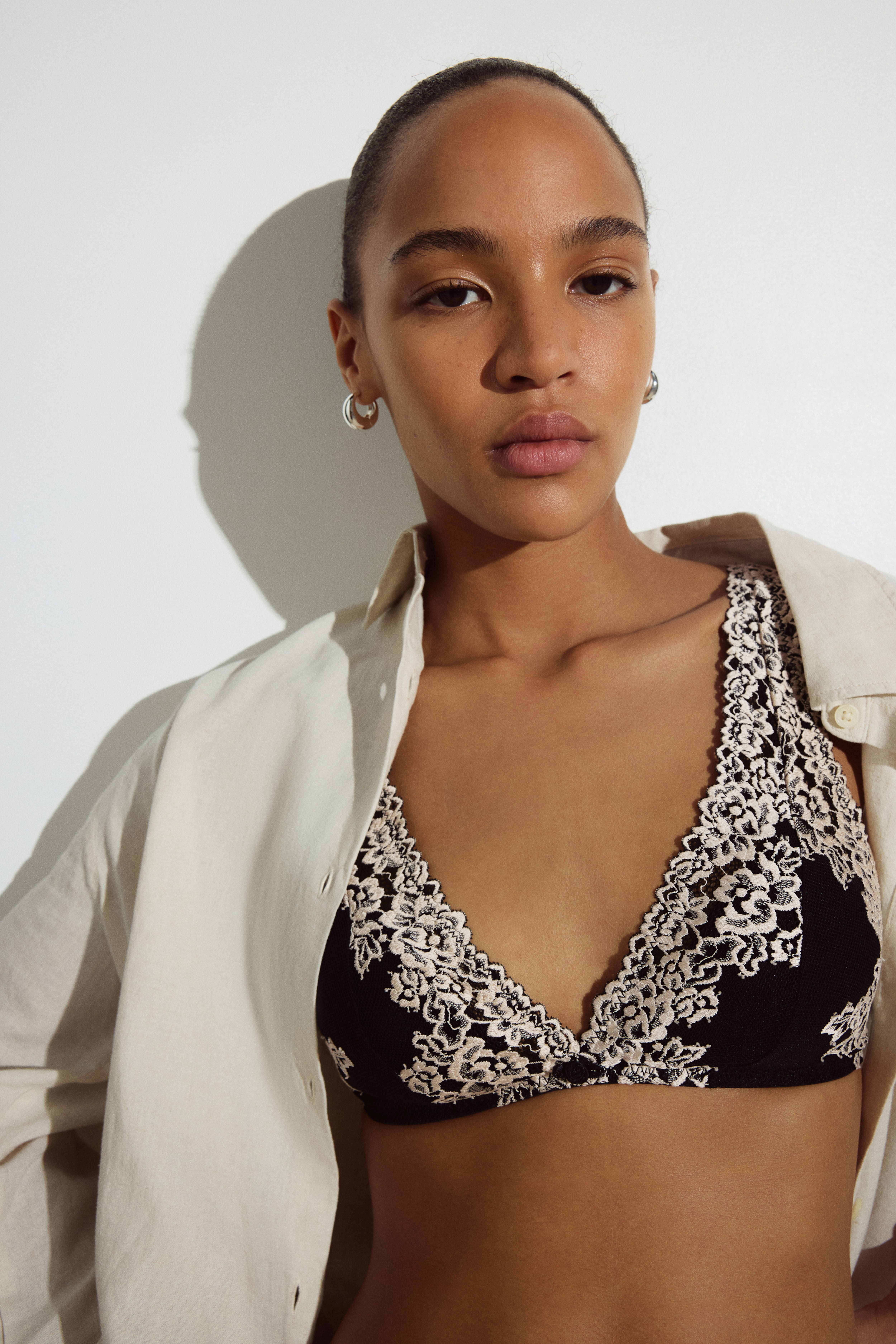 Padded Soft-Cup Lace Bra