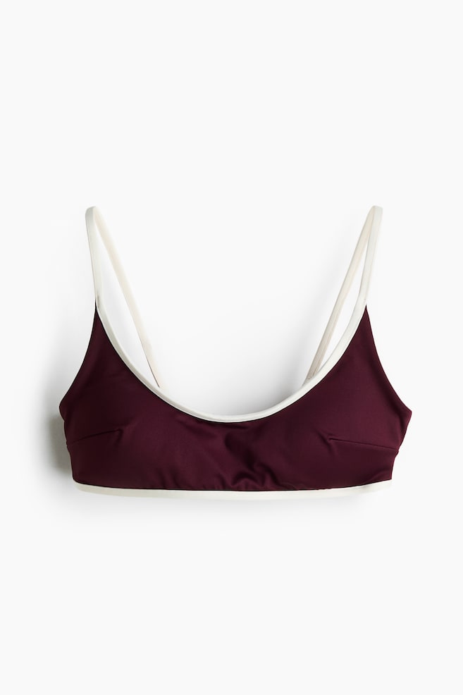 Top de biquíni almofadado - Bordeaux/Azul vivo/Creme/Preto/Azul marinho - 1