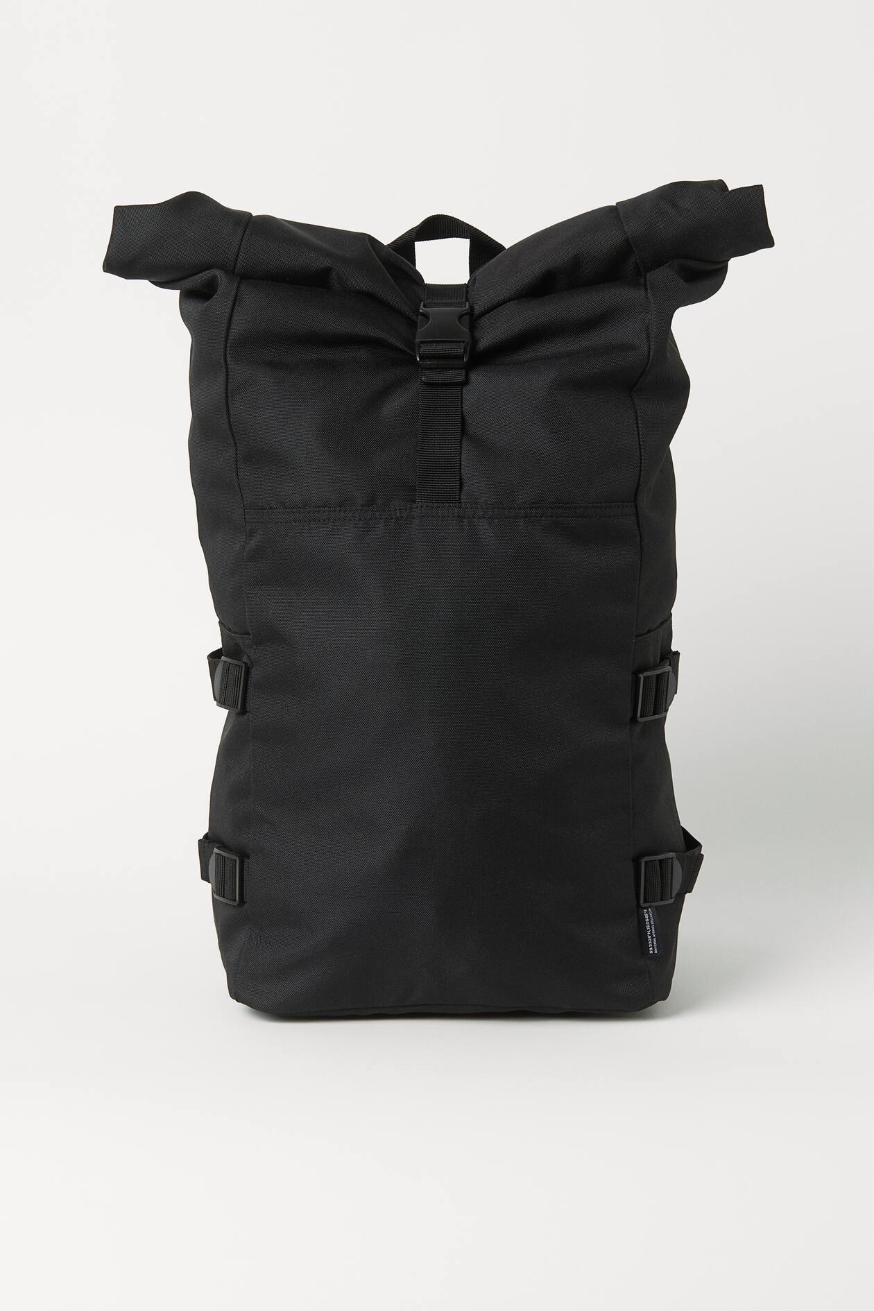 Roll-top backpack Black Men H&M IN