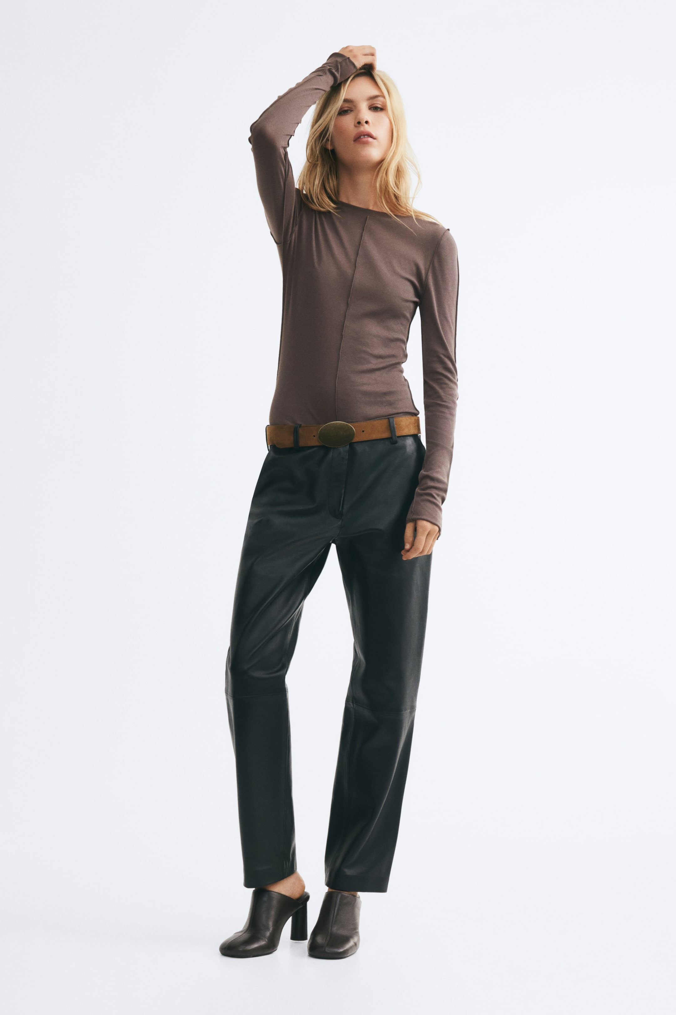 Long-Sleeved Pima Cotton Top