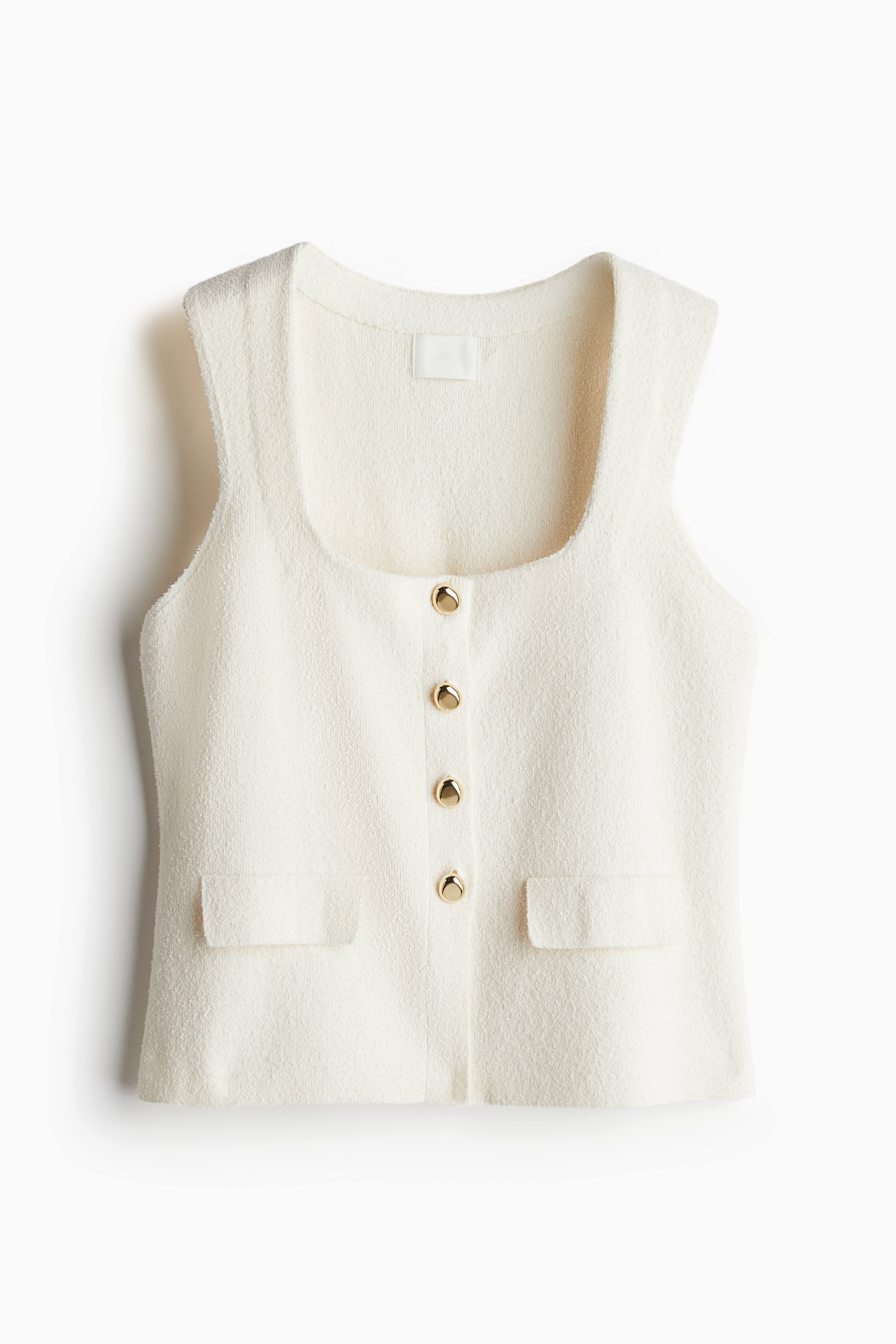 Fine-Knit Vest