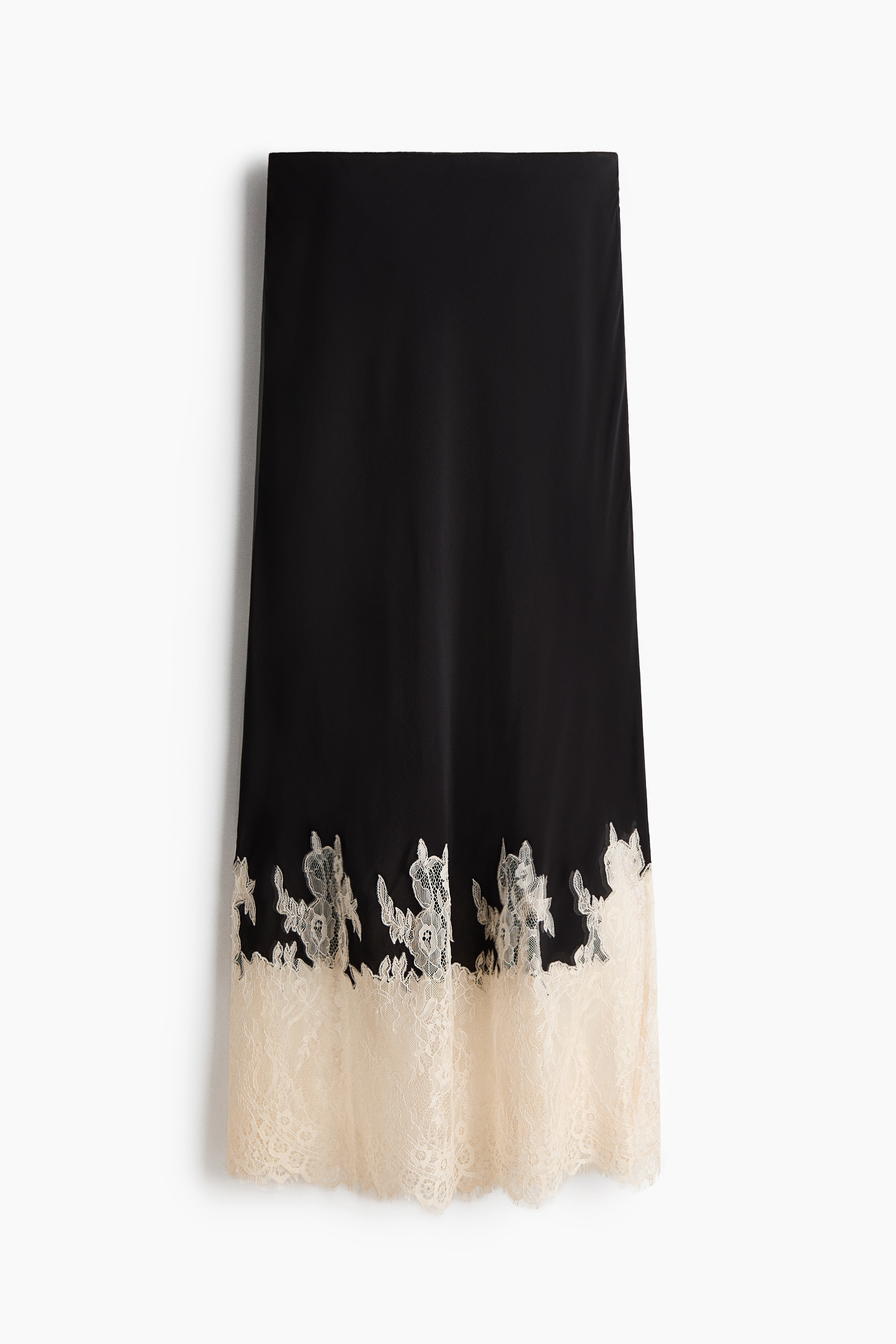 Rok met kant - Zwart