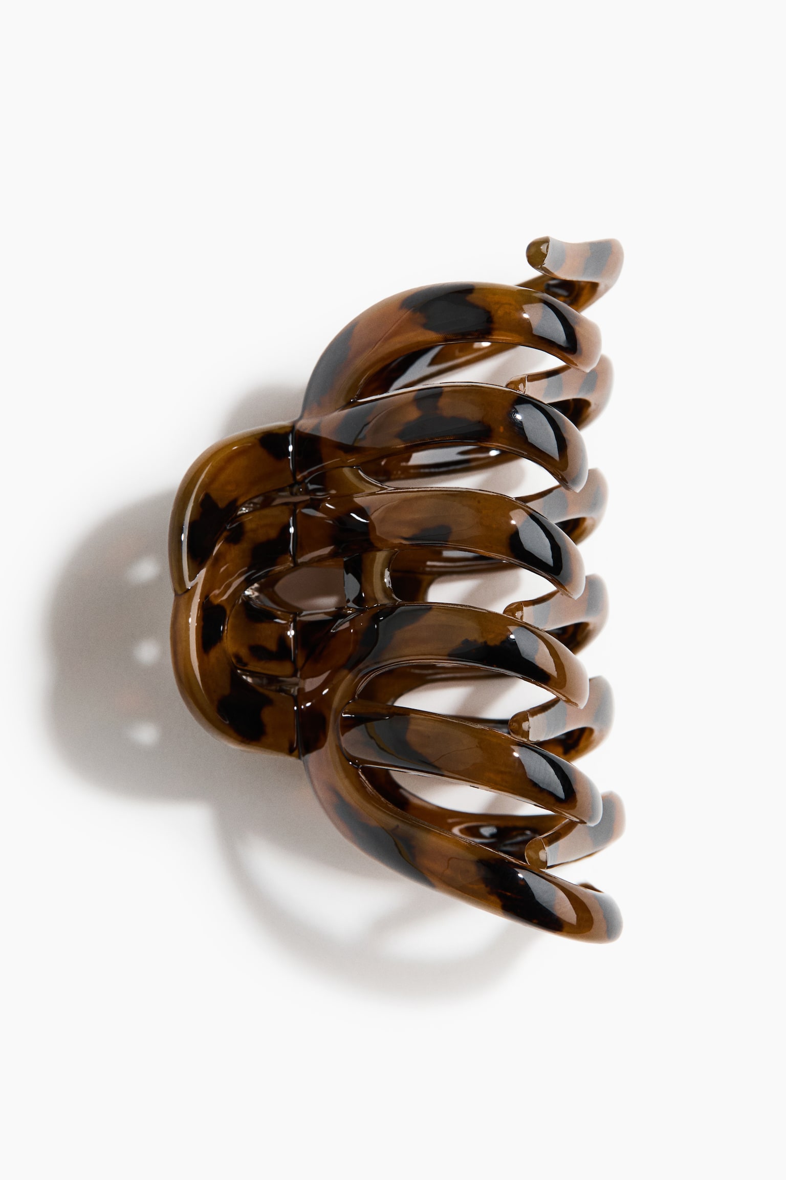 Pinza para el cabello - Café/Diseño de carey