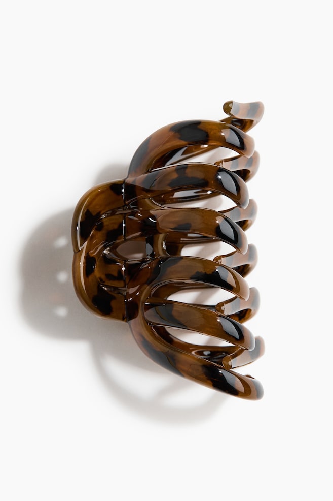 Hair Claw - Brown/tortoiseshell pattern - 1