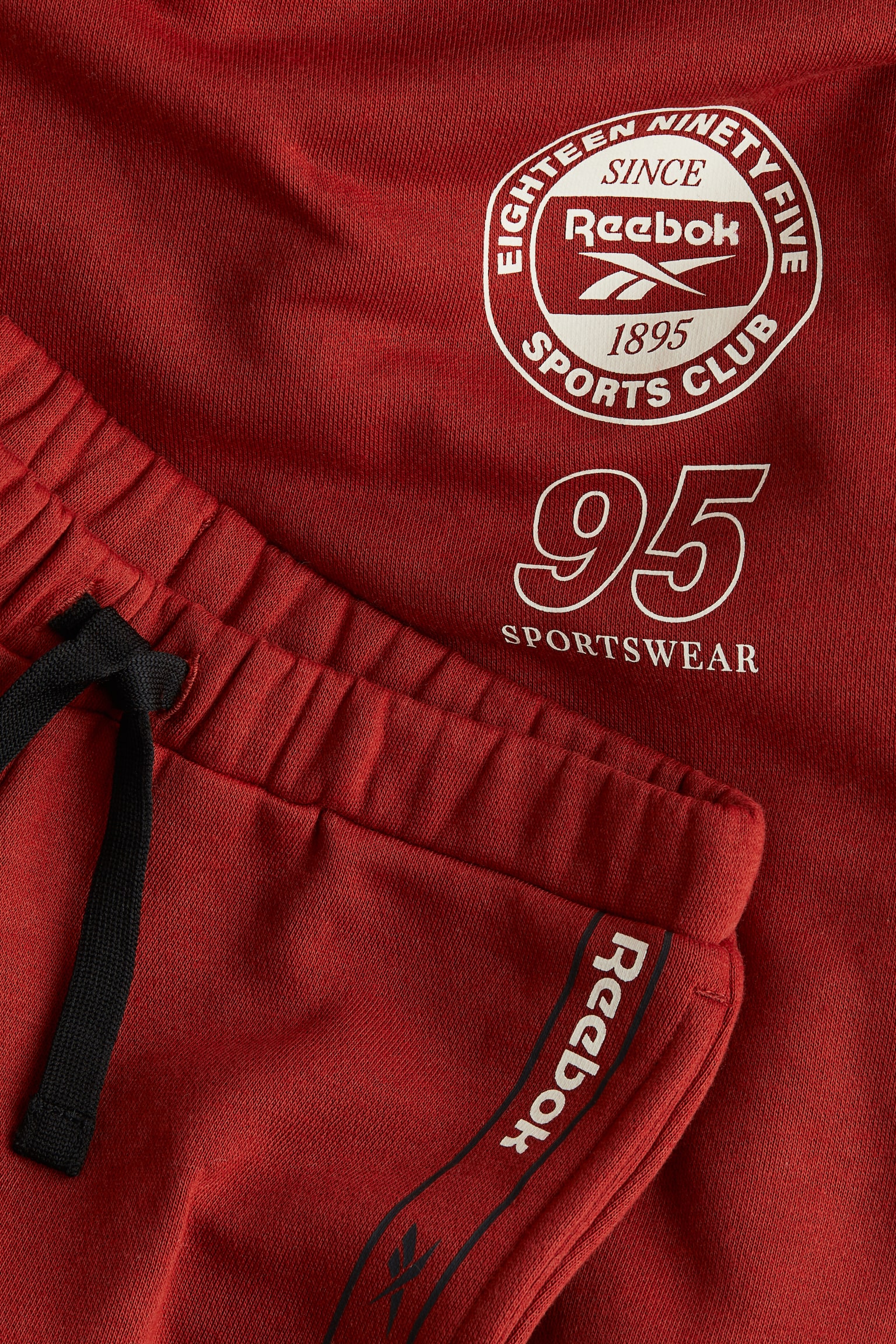 2-piece Print Sweat Set - Red/Reebok - 2