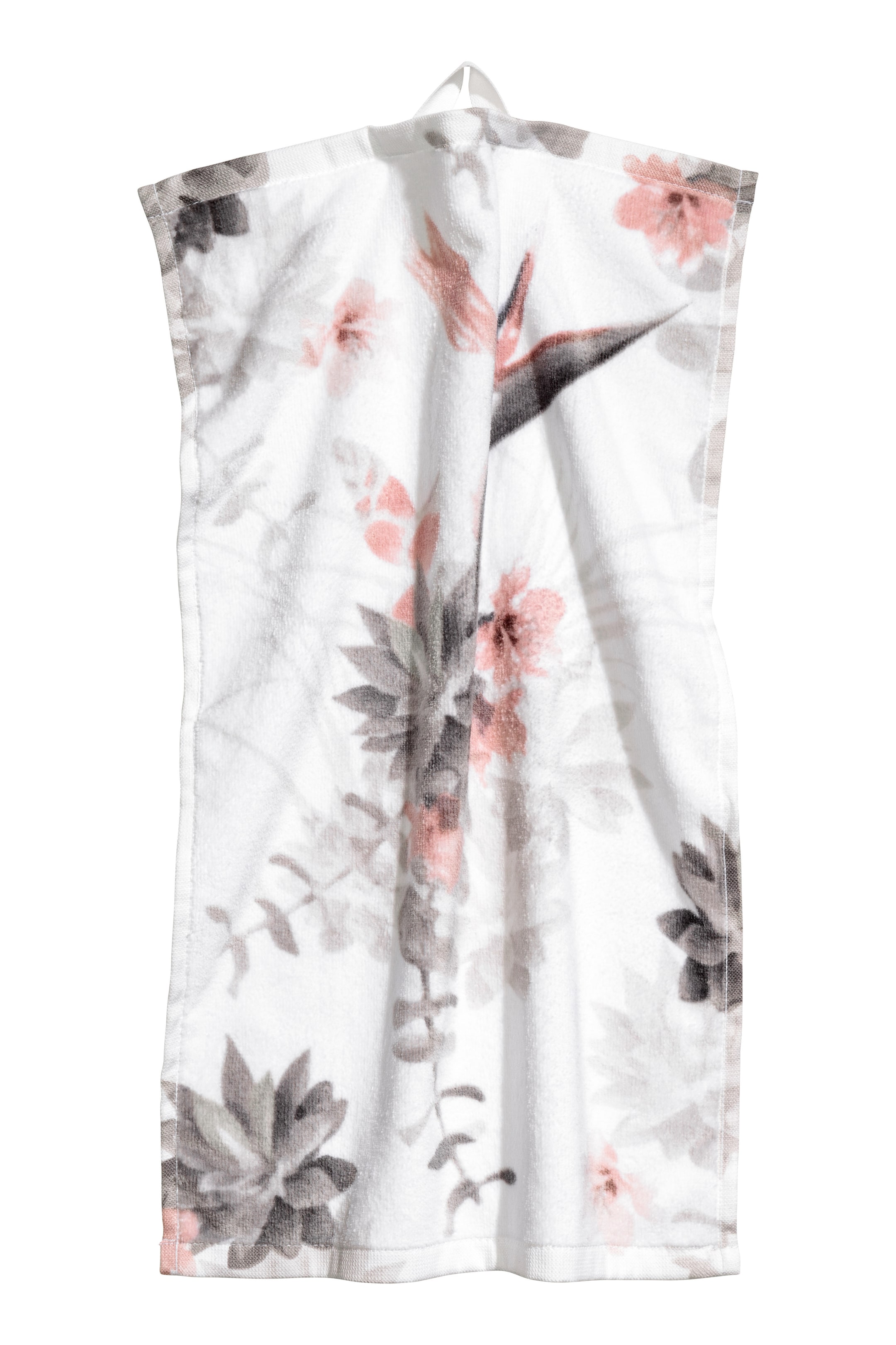 View larger image: 2-pack guest towels - White/Floral - Home All | H&M GB 1