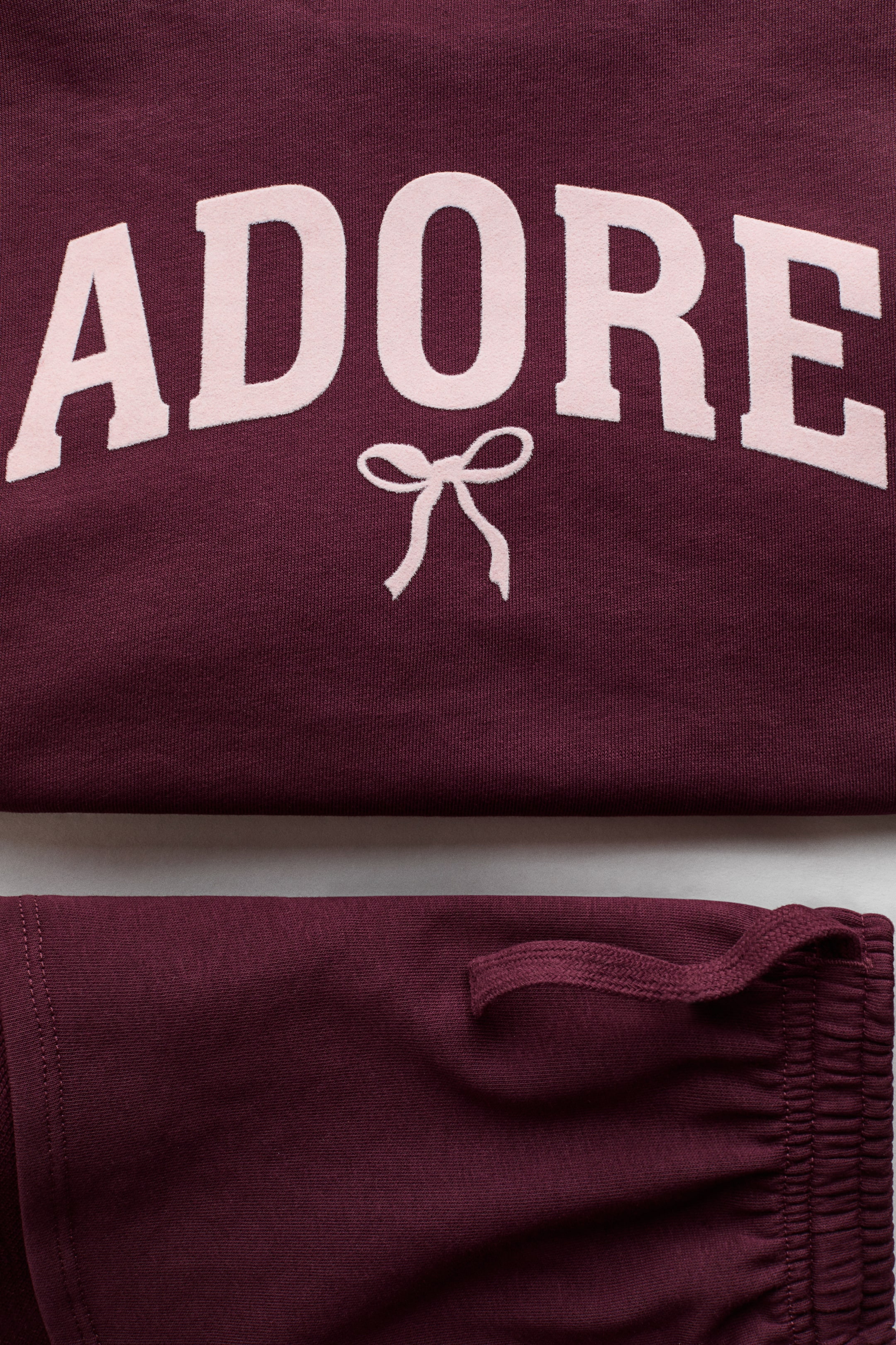 2-Piece Printed Sweatshirt and Sweatshorts Set