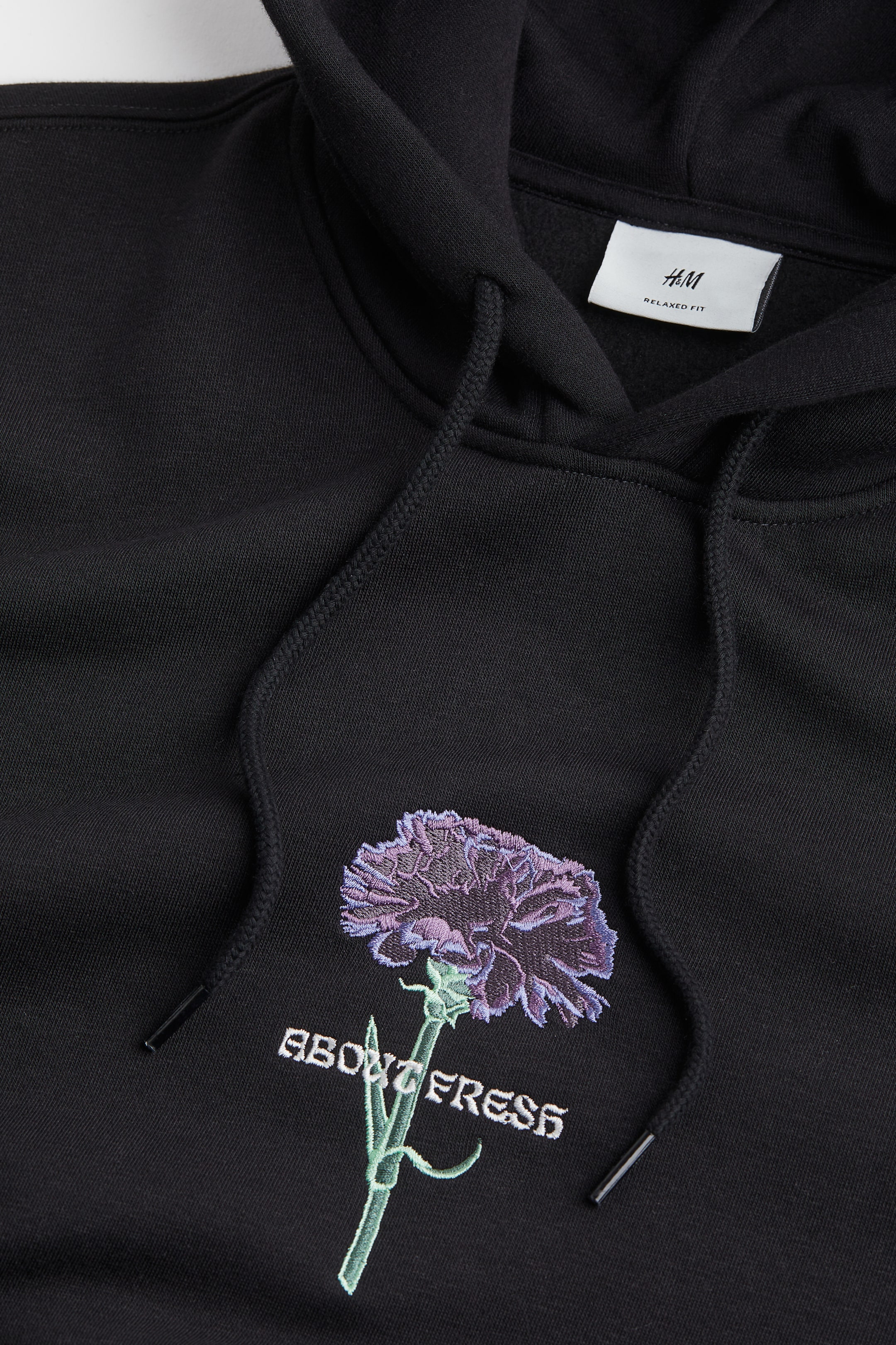 Felpa Con Cappuccio E Stampa Loose Fit - A Maniche Lunghe - Lunghezza - Foto 8