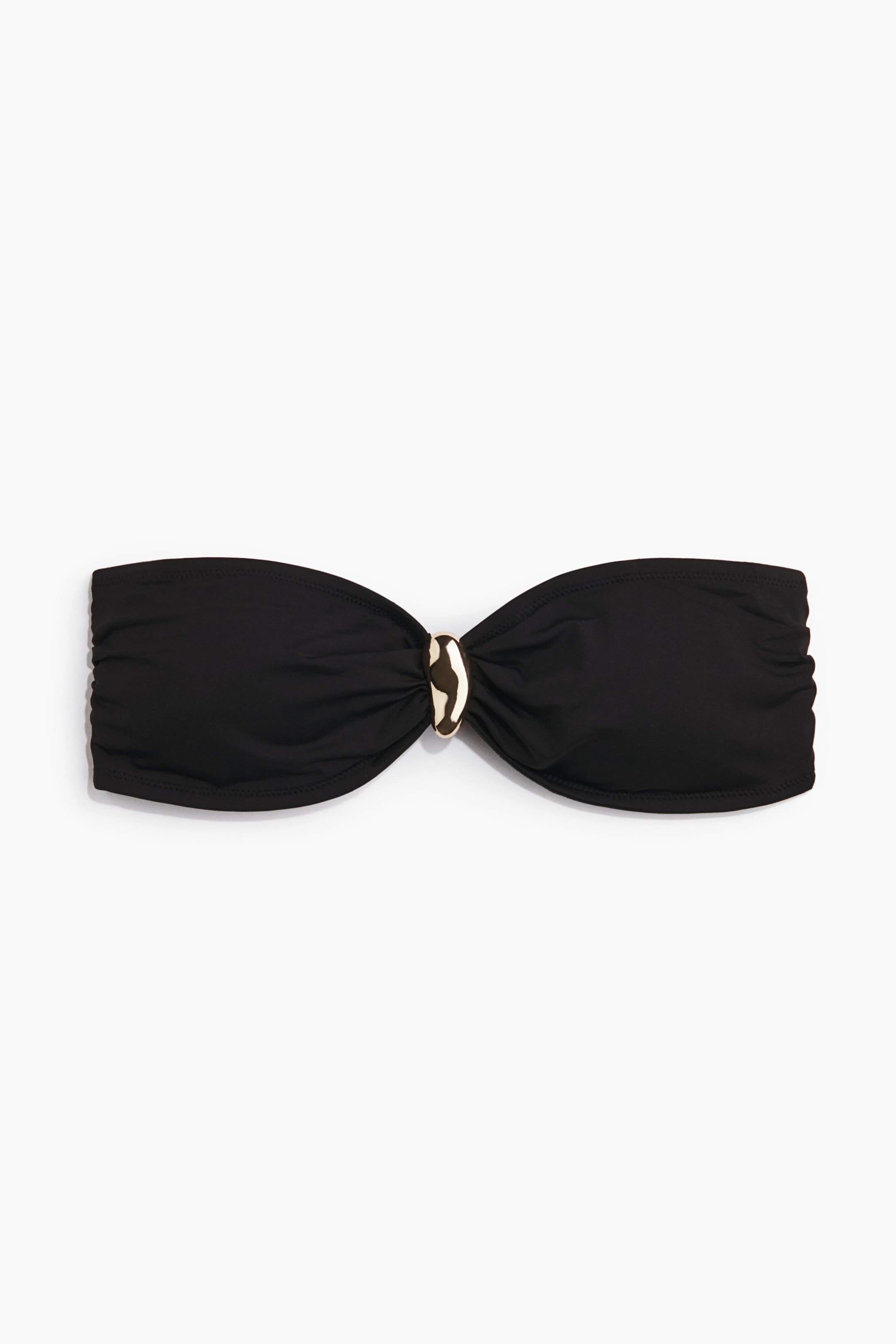 View larger image: Padded bandeau bikini top - Black - Ladies | H&M IN 1