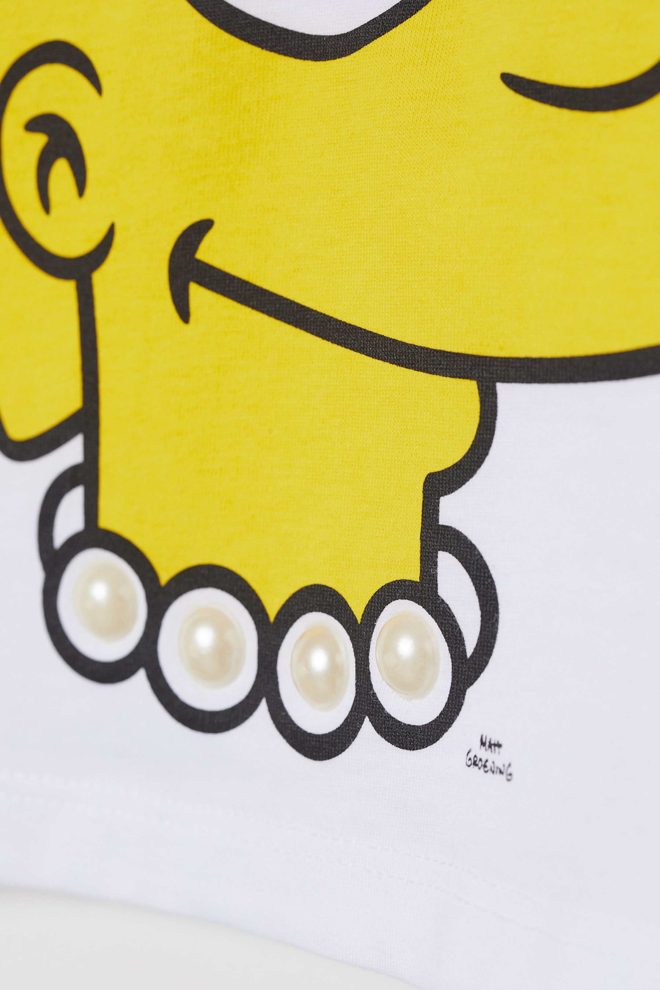 Größeres Bild ansehen: Kurzes Shirt mit Druck - Weiß/Die Simpsons - Kids | H&M DE 2