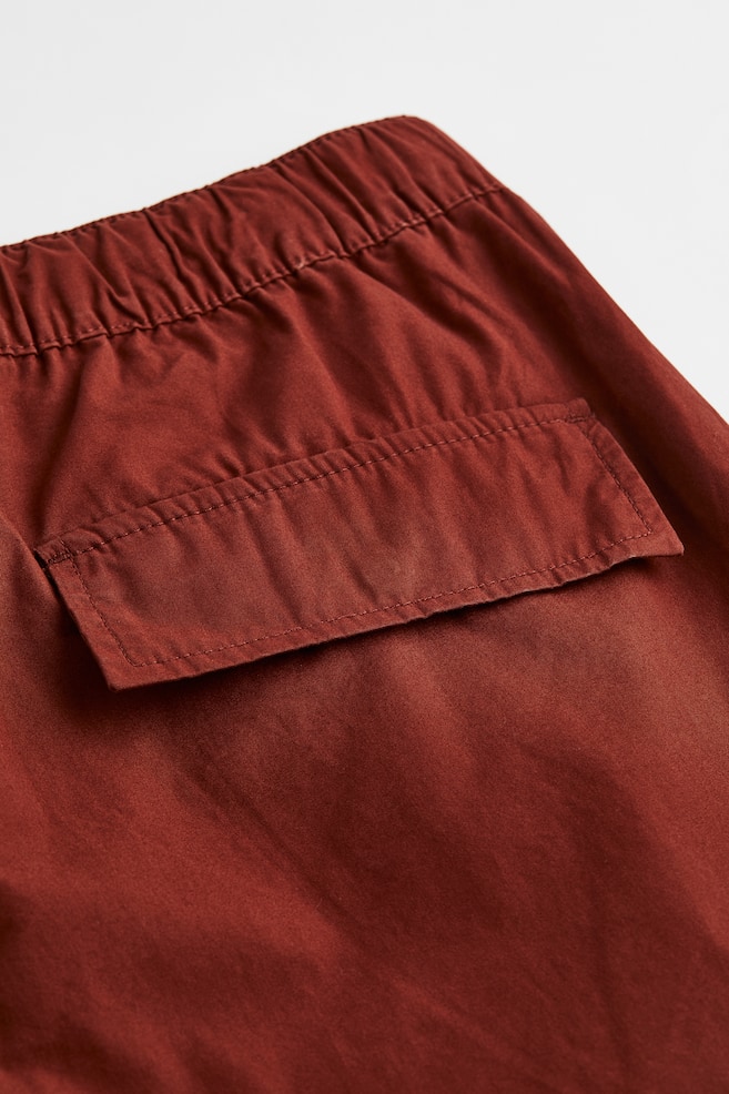 Pantaloni con cintura Relaxed Fit - Marrone ruggine - 3