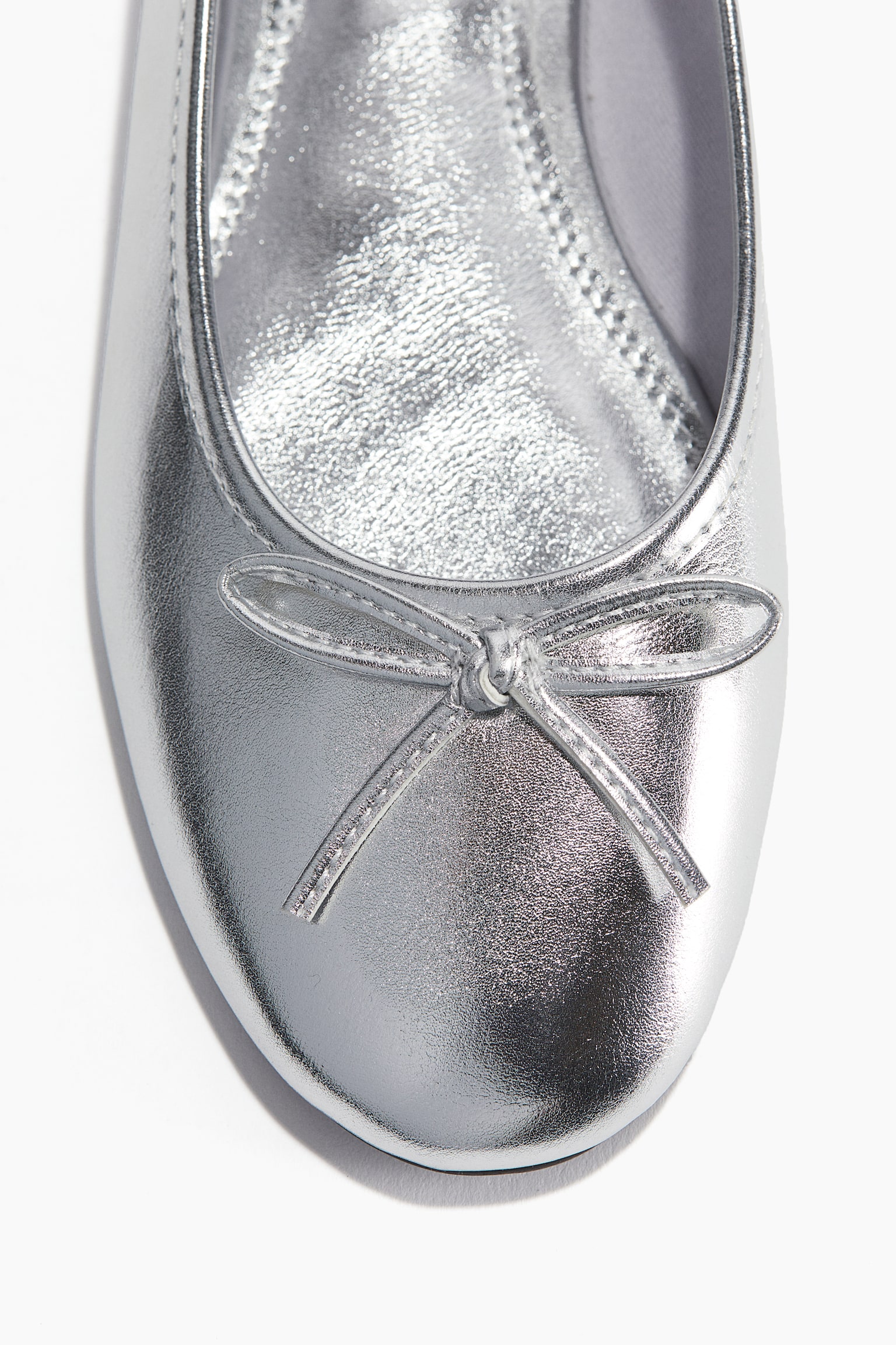 Ballet Flats - Silver colour/Black/Light beige/Black - 4