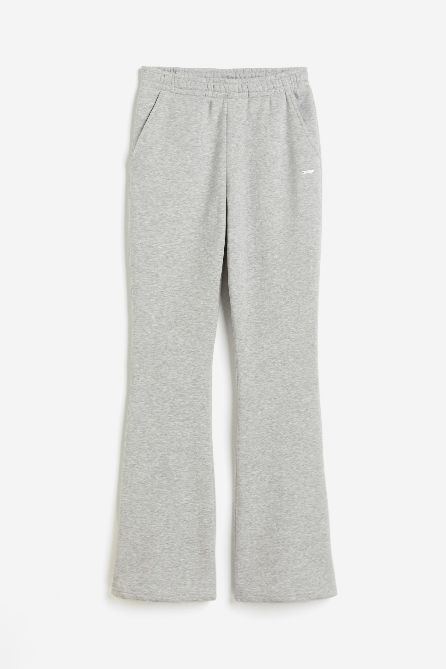 Flare Sweatpants - Grey Melange - 2