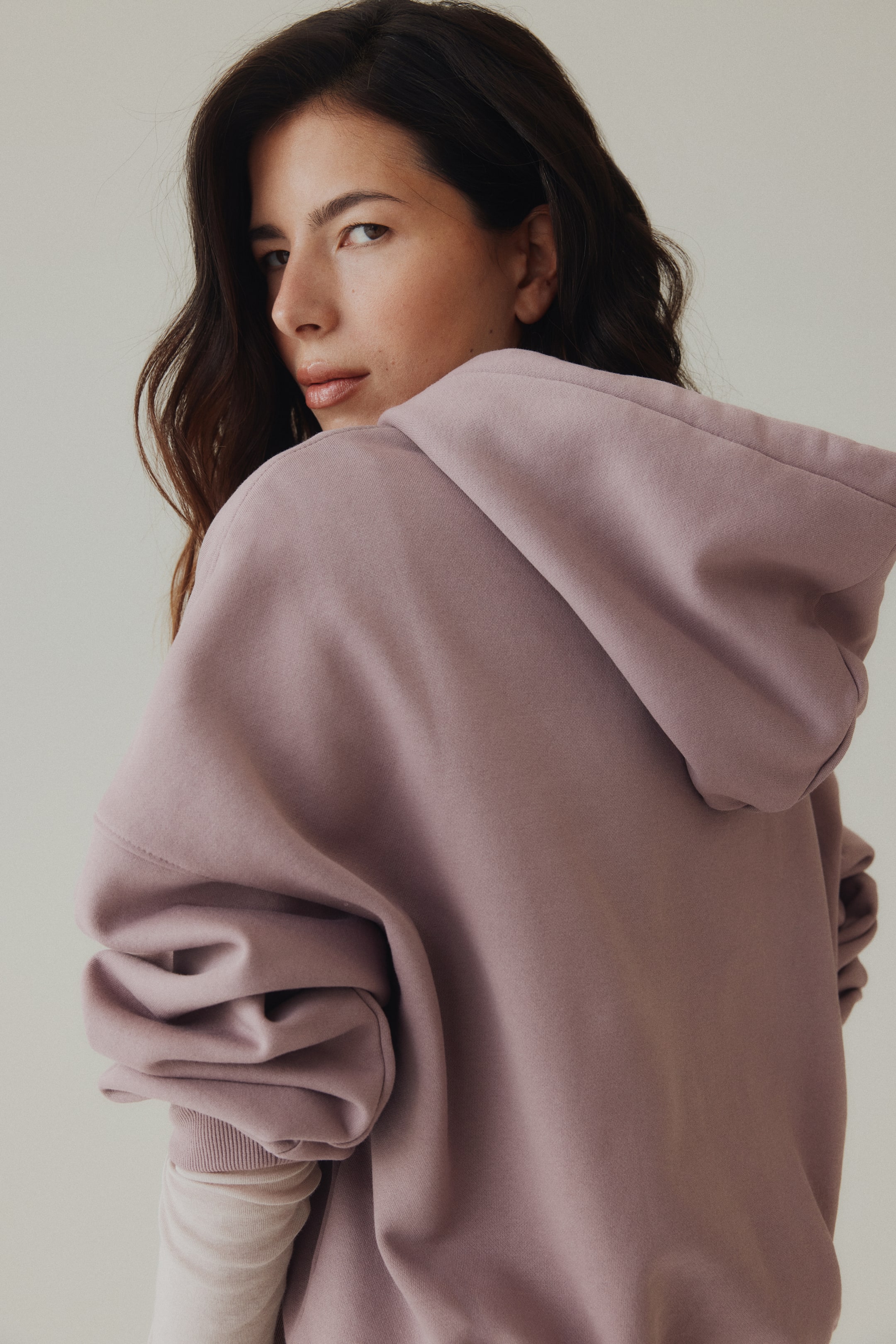 Visa större bild: Huvtröja - Dimlila - DAM | H&M SE 1