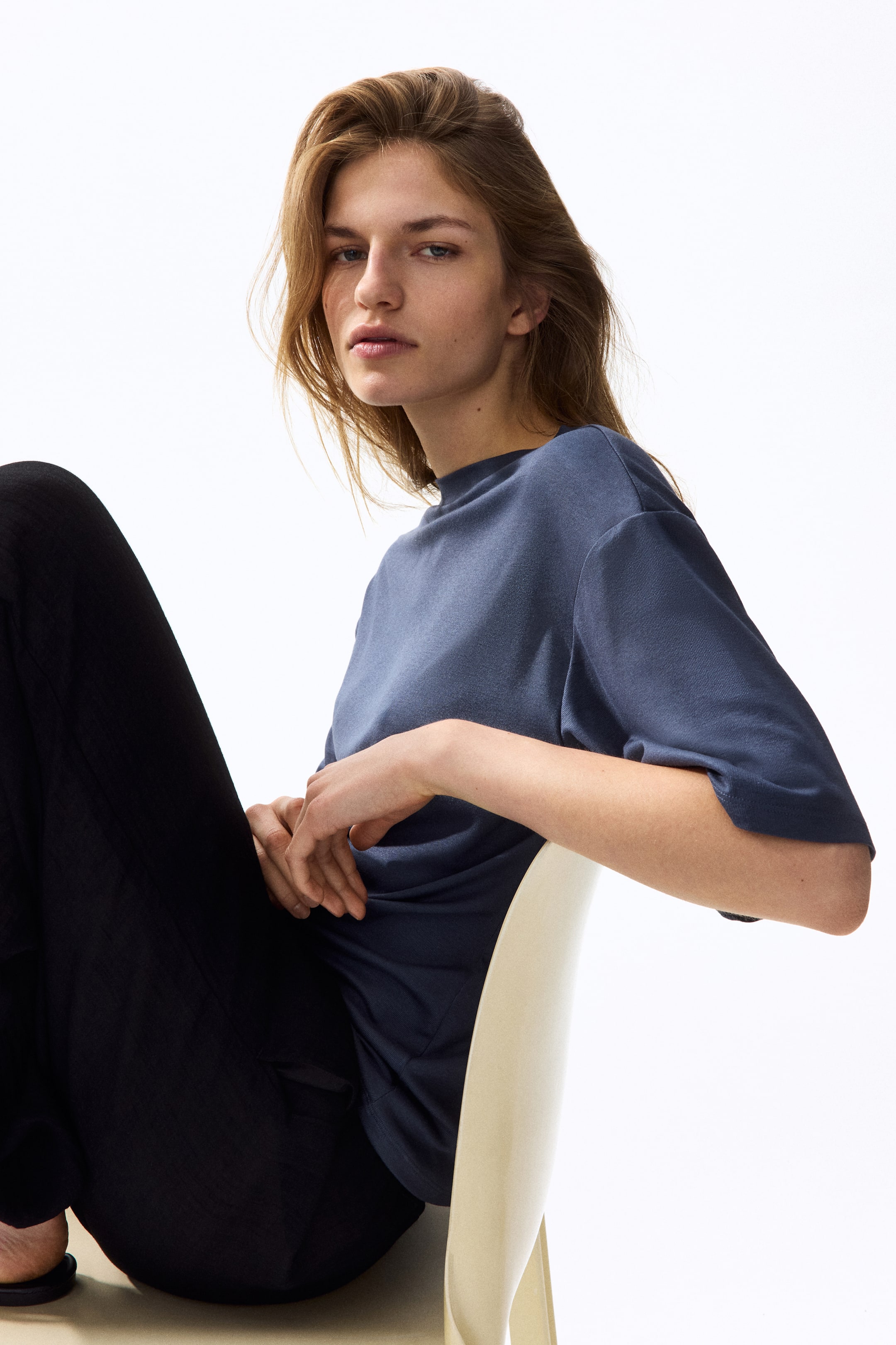 Draped Viscose Top