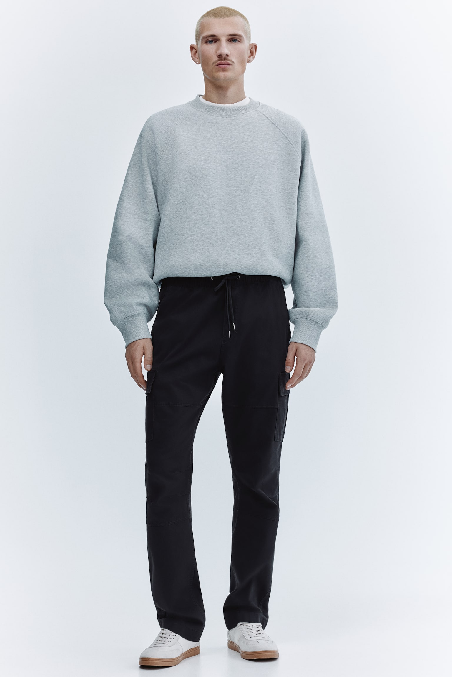 Slim Fit Cargo trousers - שחור/ירוק חאקי/בז' בהיר/אפור כהה - 2