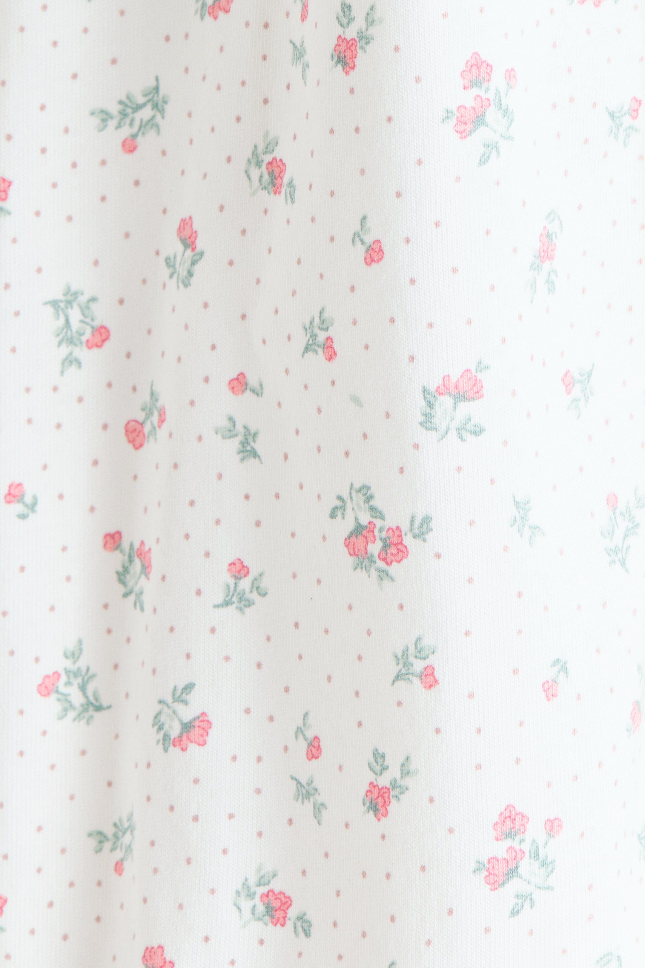 Ruffle-Detail Cotton Pajama Jumpsuit