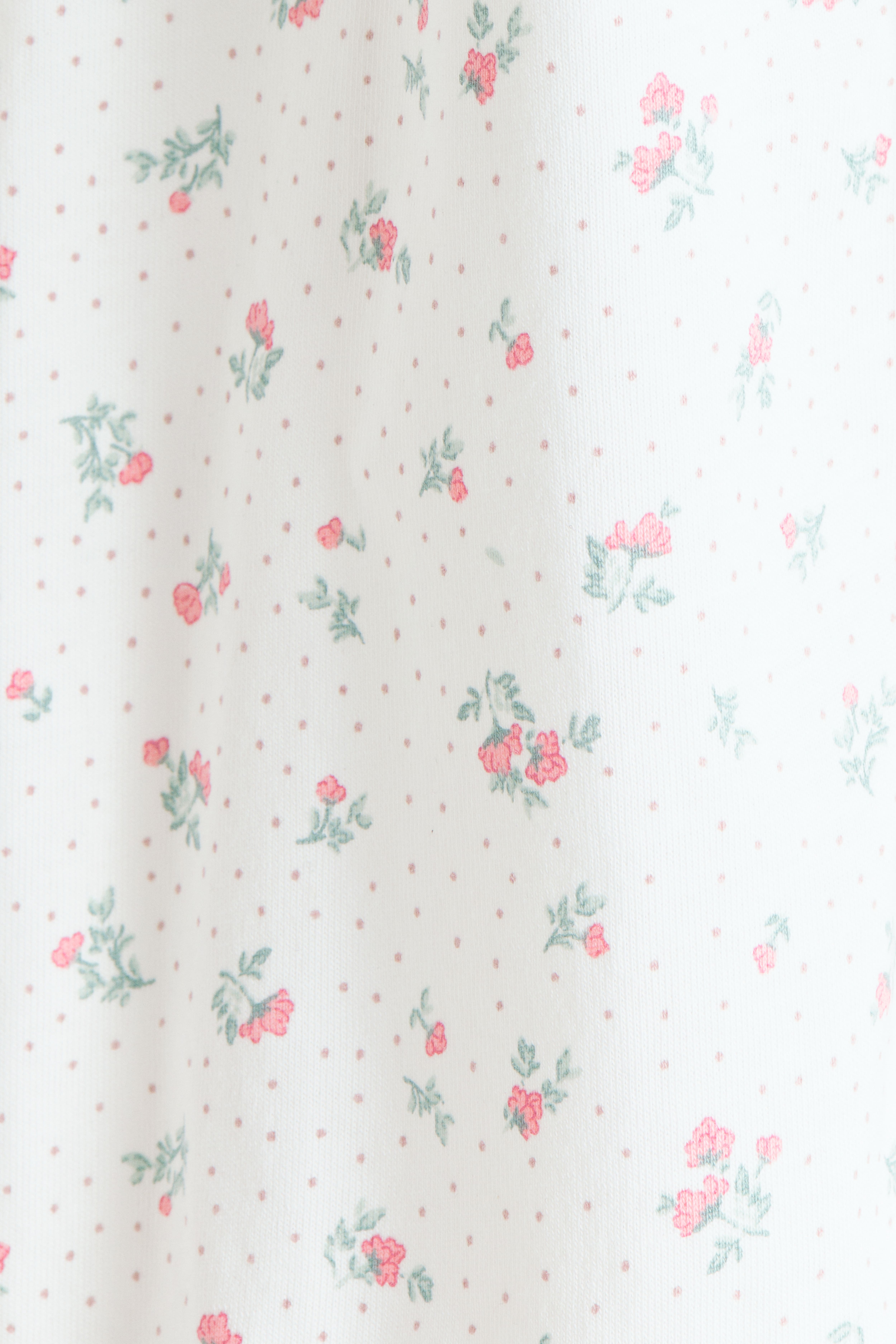 Ruffle-Detail Cotton Pajama Jumpsuit