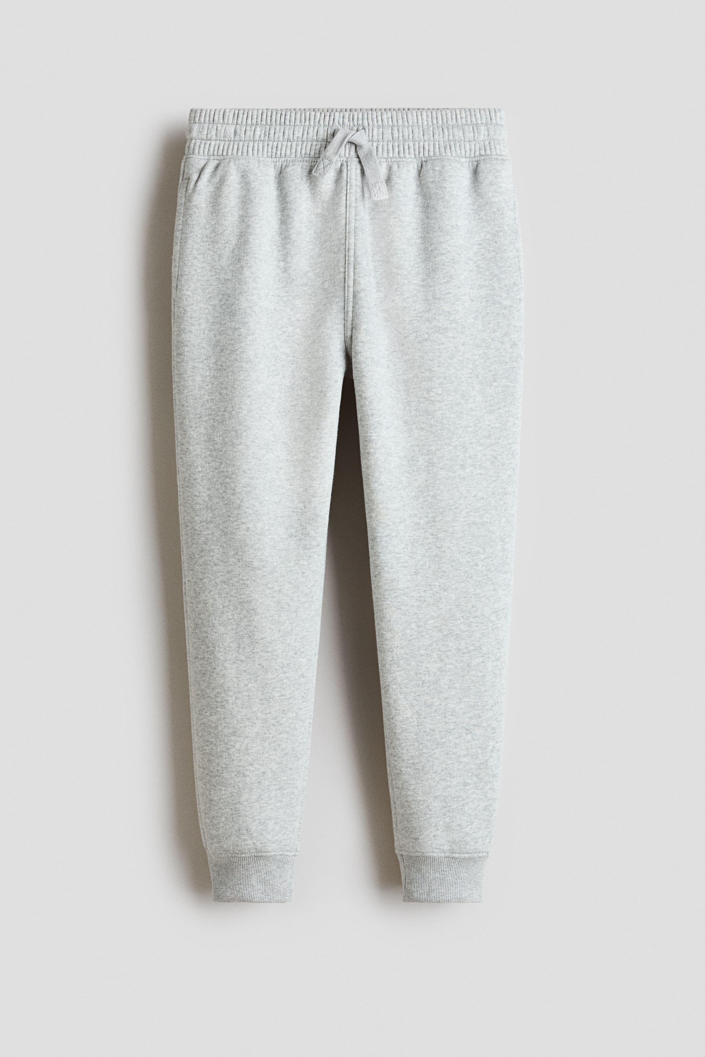 Joggers con interno spazzolato - Grigio chiaro mélange