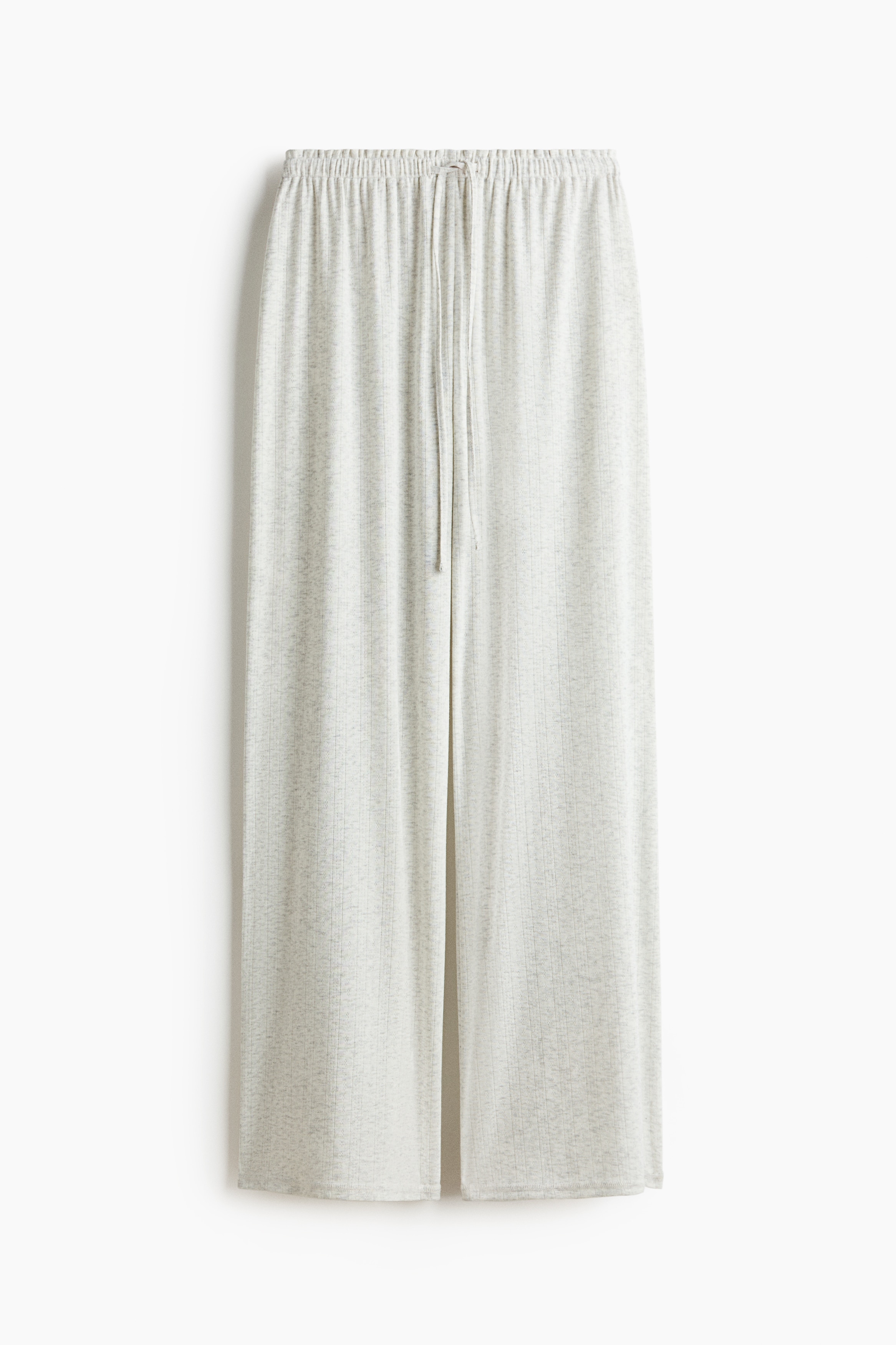 Pointelle pyjama bottoms - Light grey marl/White/Floral/Black/Cream