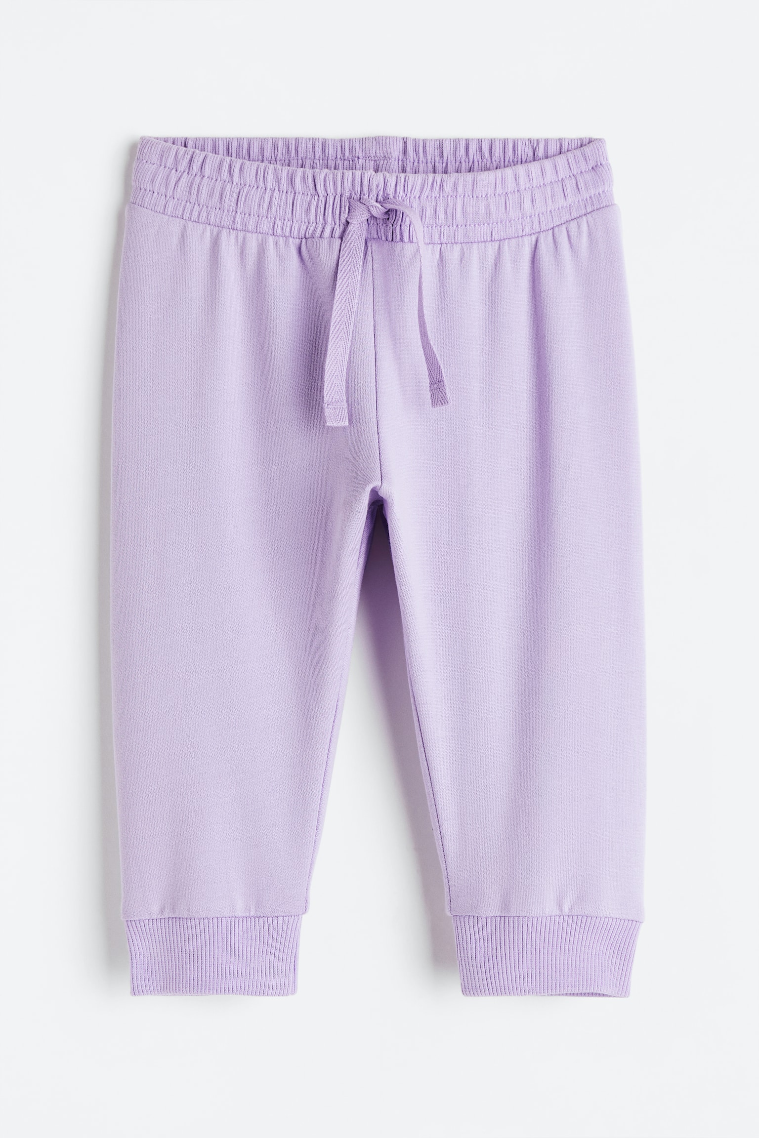 Cotton sweatpants - Light purple/Light beige/Hearts/White/Hearts