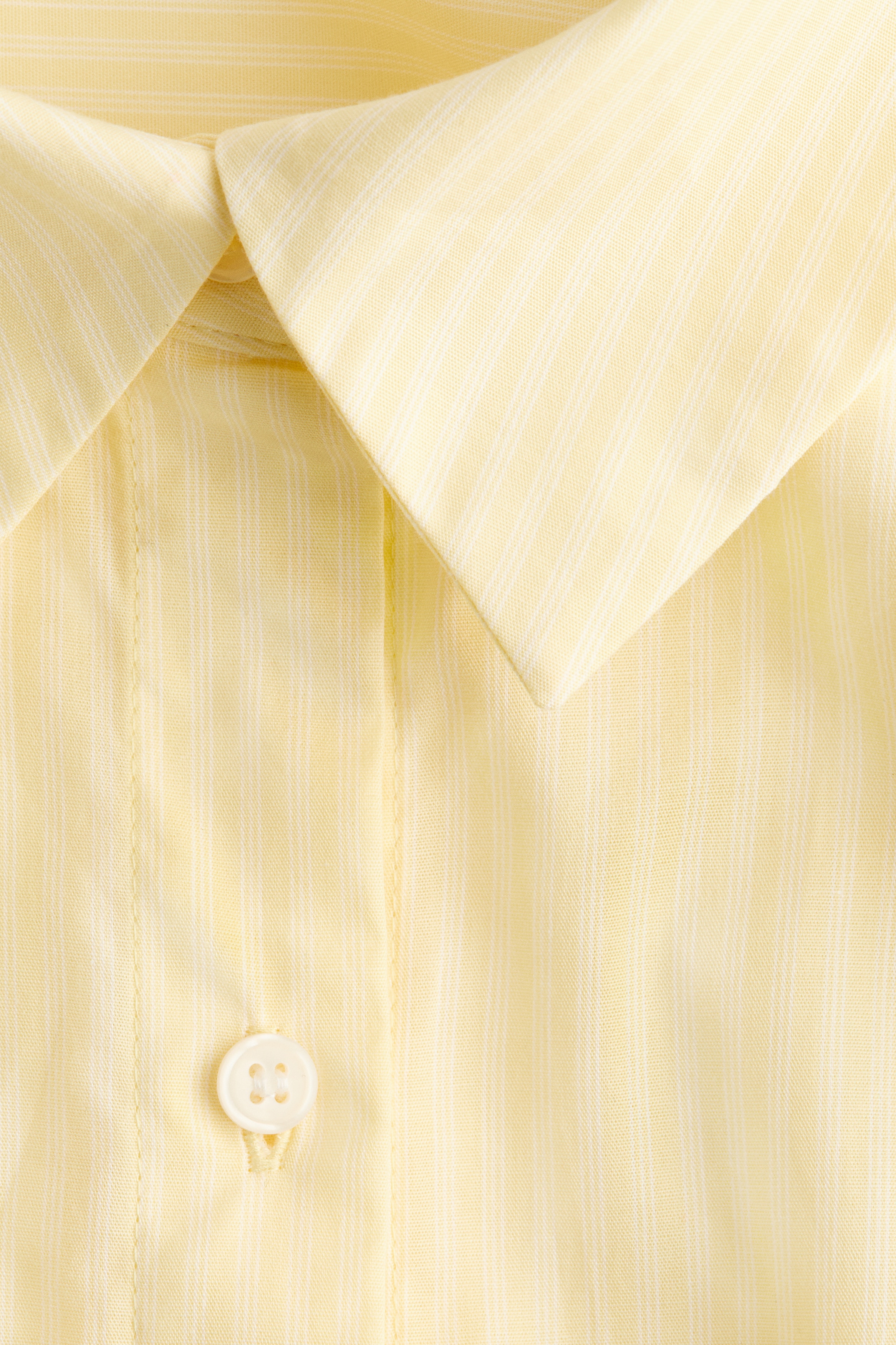 Waisted poplin shirt