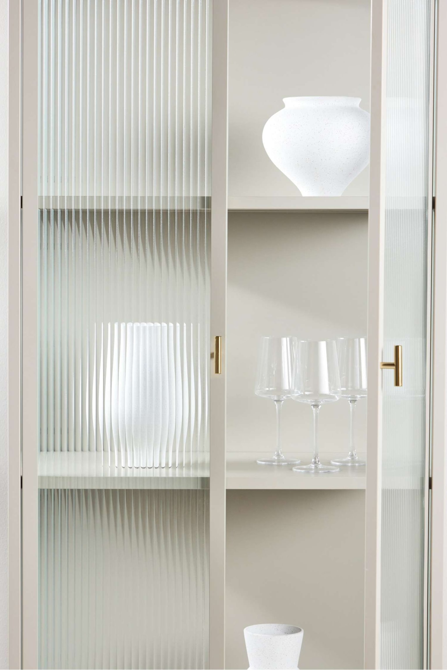 Garis Cabinet - Stal, Beżowy - 7