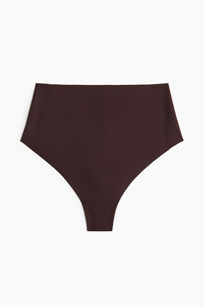 Medium Shape Brazilian Briefs - Dark brown - 1