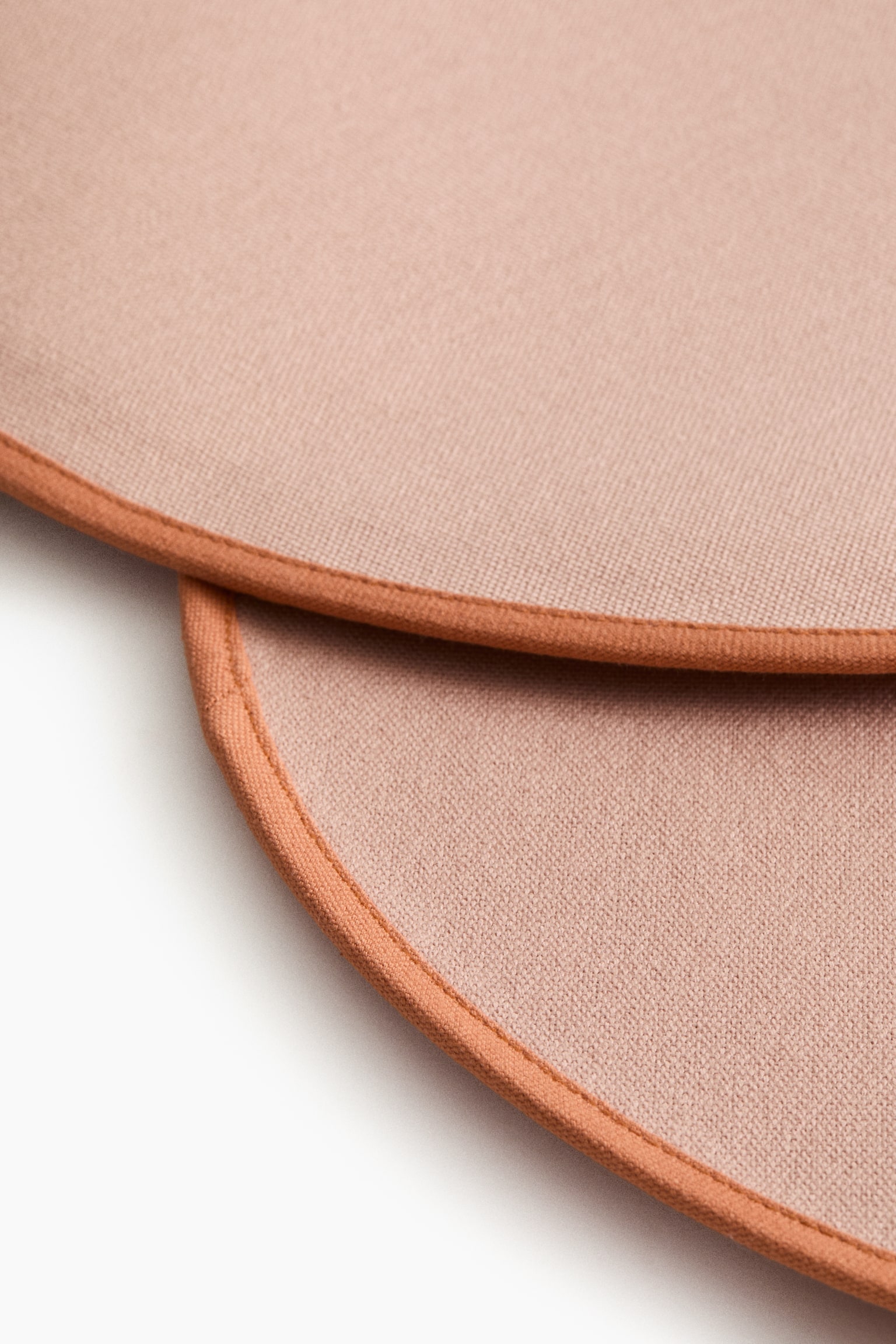 4-Pack Water-Repellent Placemats - Pink/Light beige/Light khaki green - 2