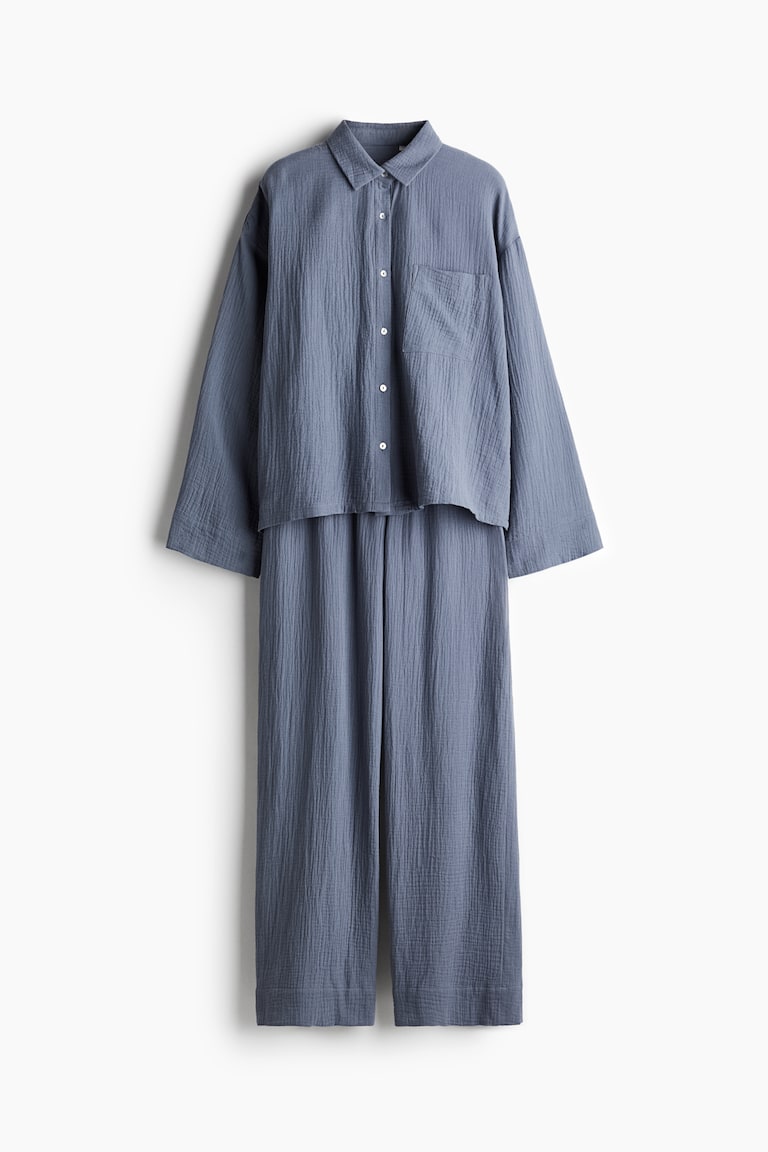 H&m Muslin Pyjamas Sleepwear Pyjama H Et M Femme Pyjamas H Et