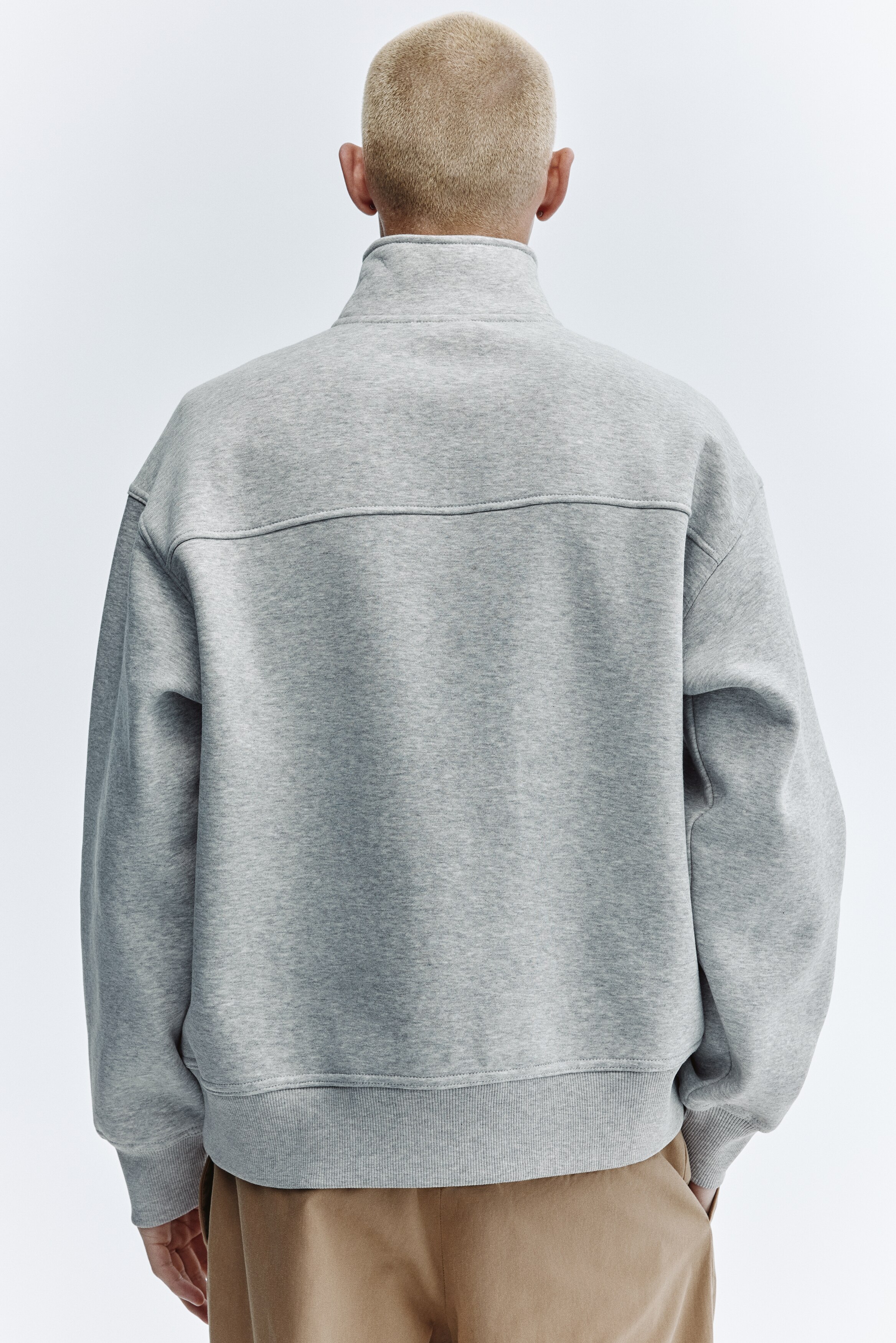 Loose Fit Zip-top sweatshirt