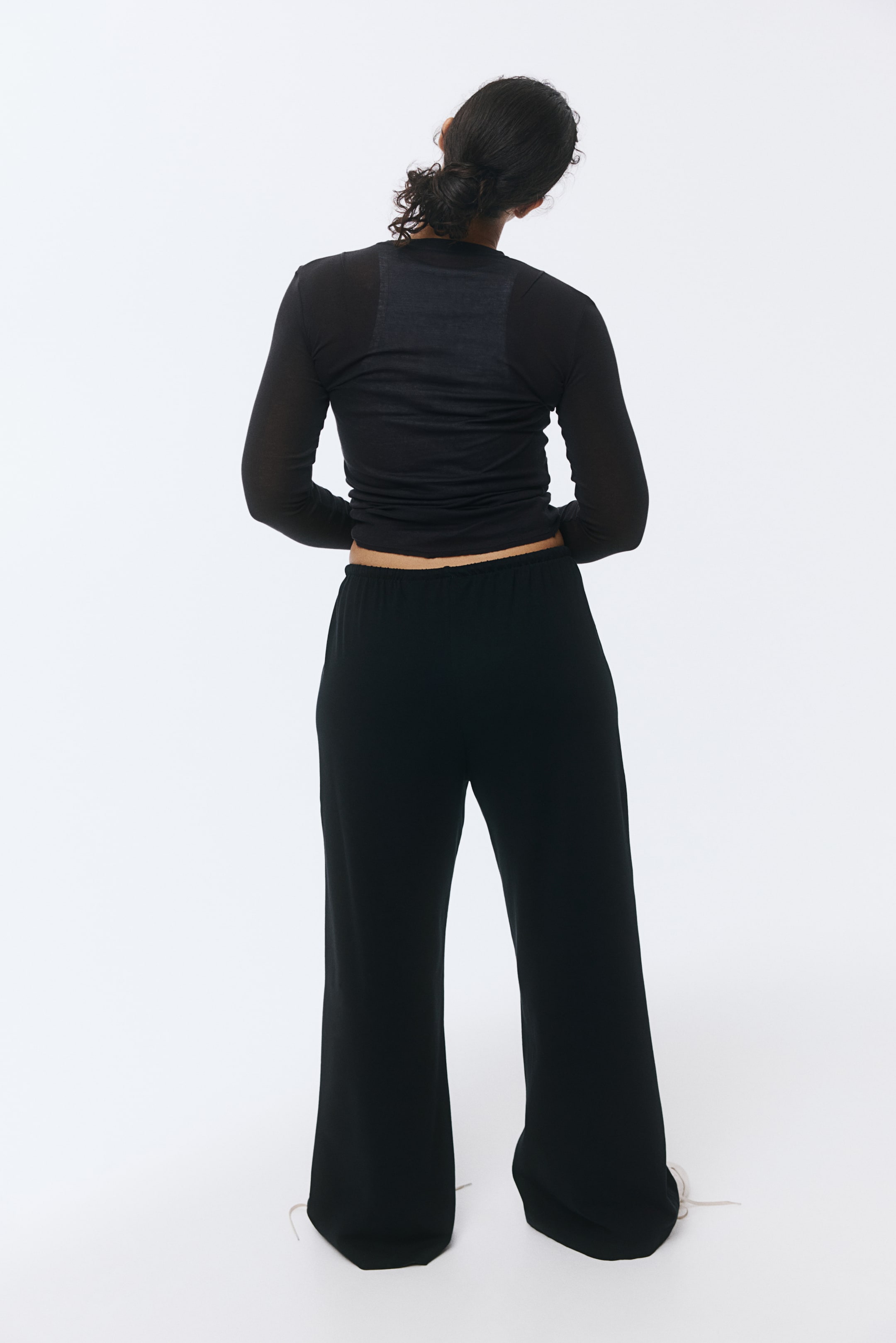 Pantalon en coton avec cordon de serrage