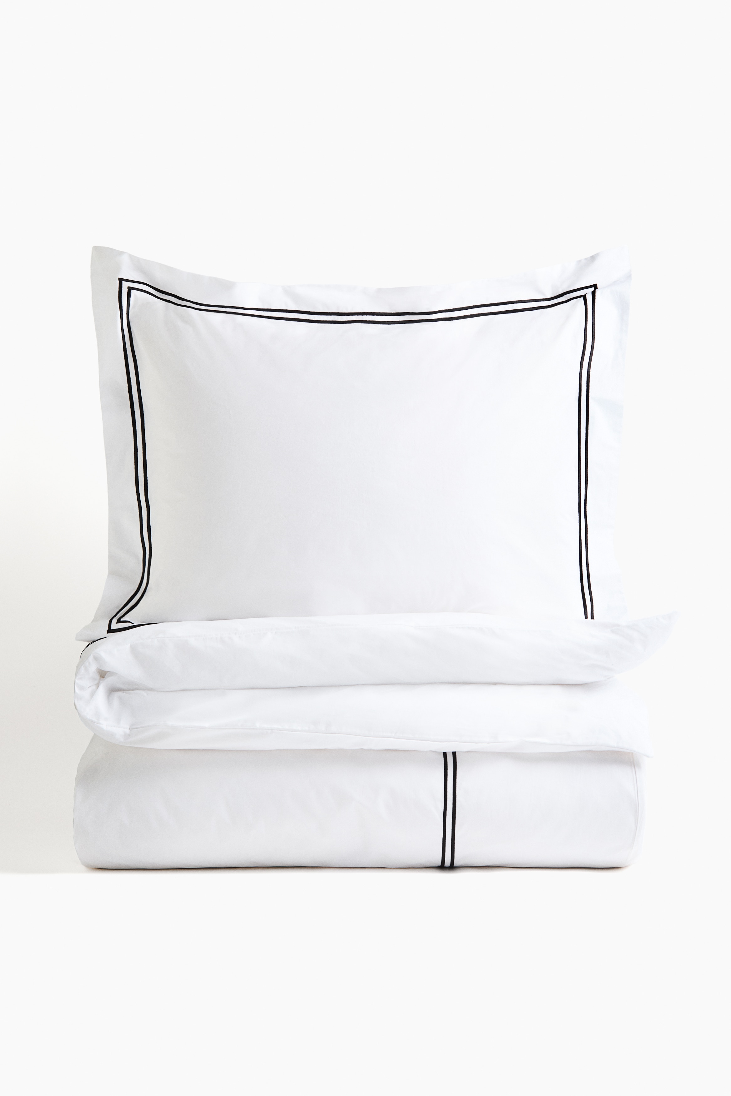 Cotton Percale Twin Duvet Cover SetModel