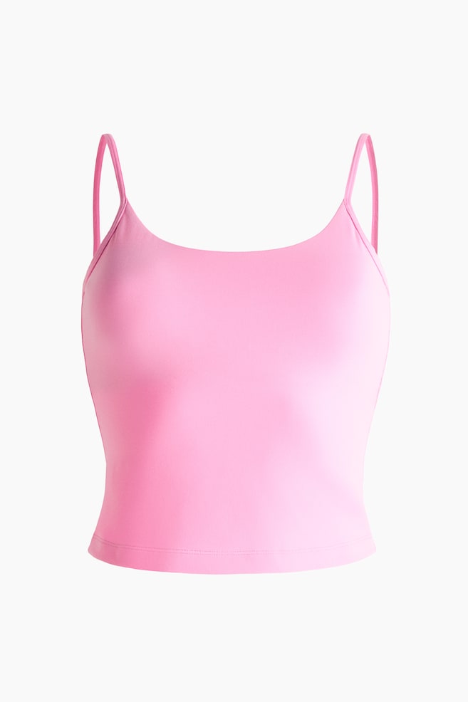 Shelf-Bra Sports Tank Top with SoftMove™ - Candy pink/Black/Navy blue/White/Ivory/Sage green/Lilac/Chocolate plum - 1