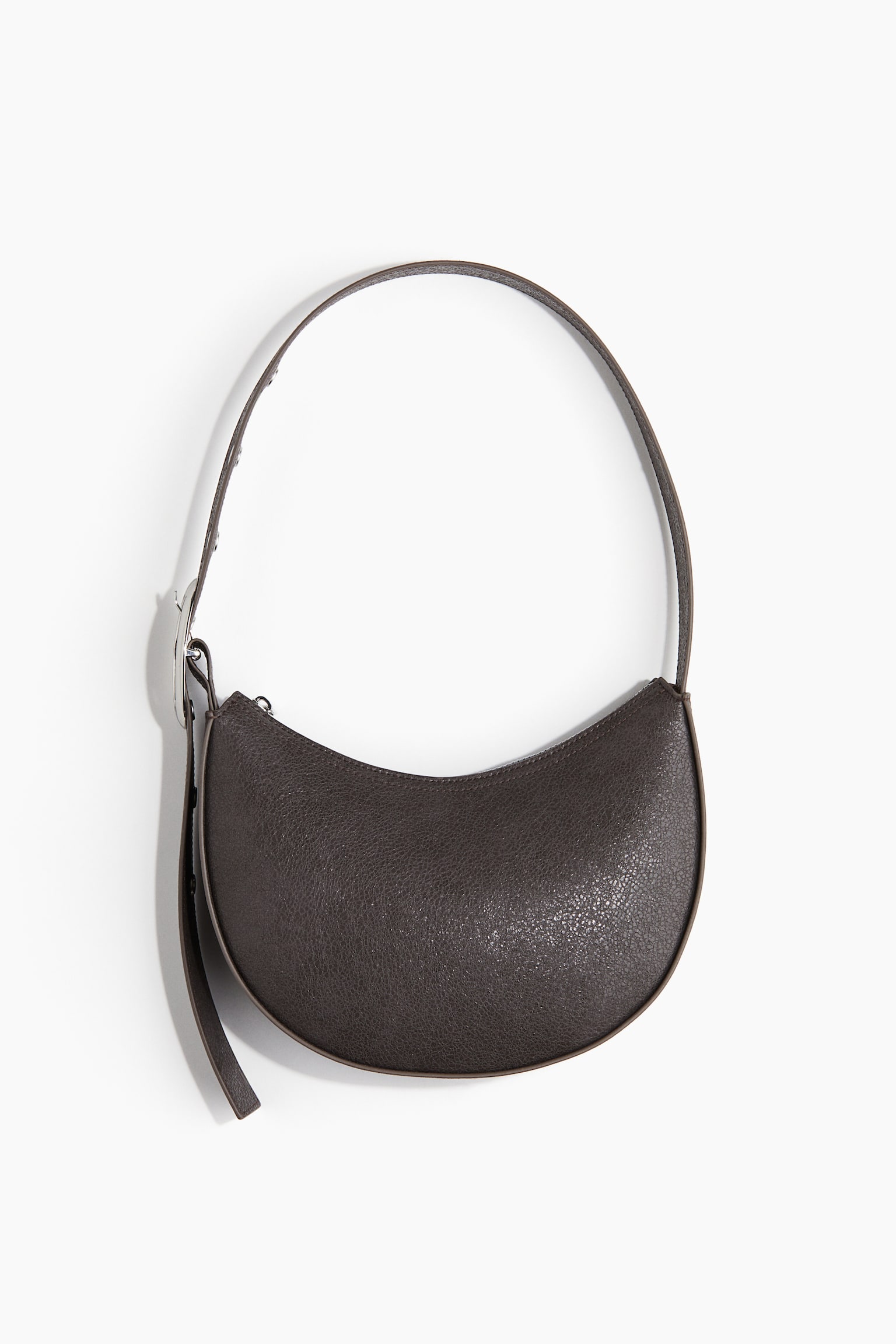 Coated shoulder bag - Dark grey/Black/White - 2