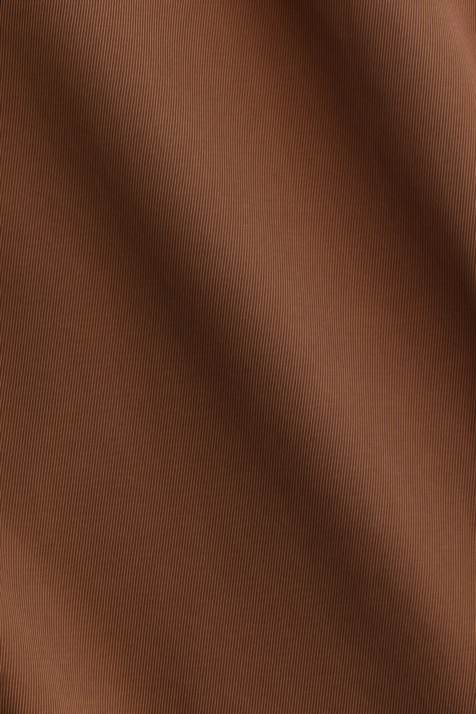 Áo kiểu có cổ kiểu khăn quàng - Màu nâu - 3