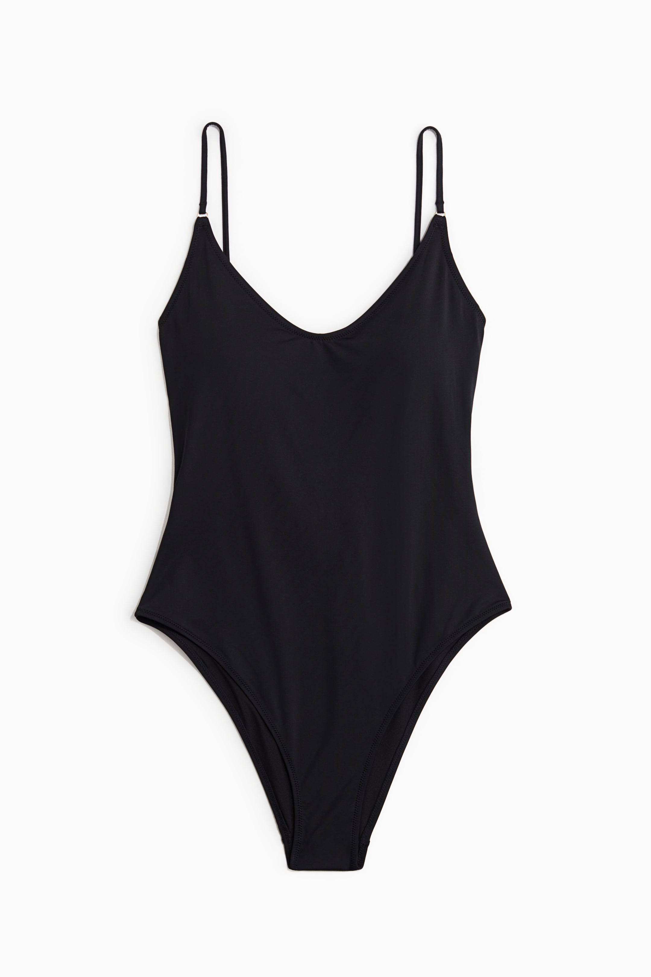 Padded-Cup High-Leg Swimsuit