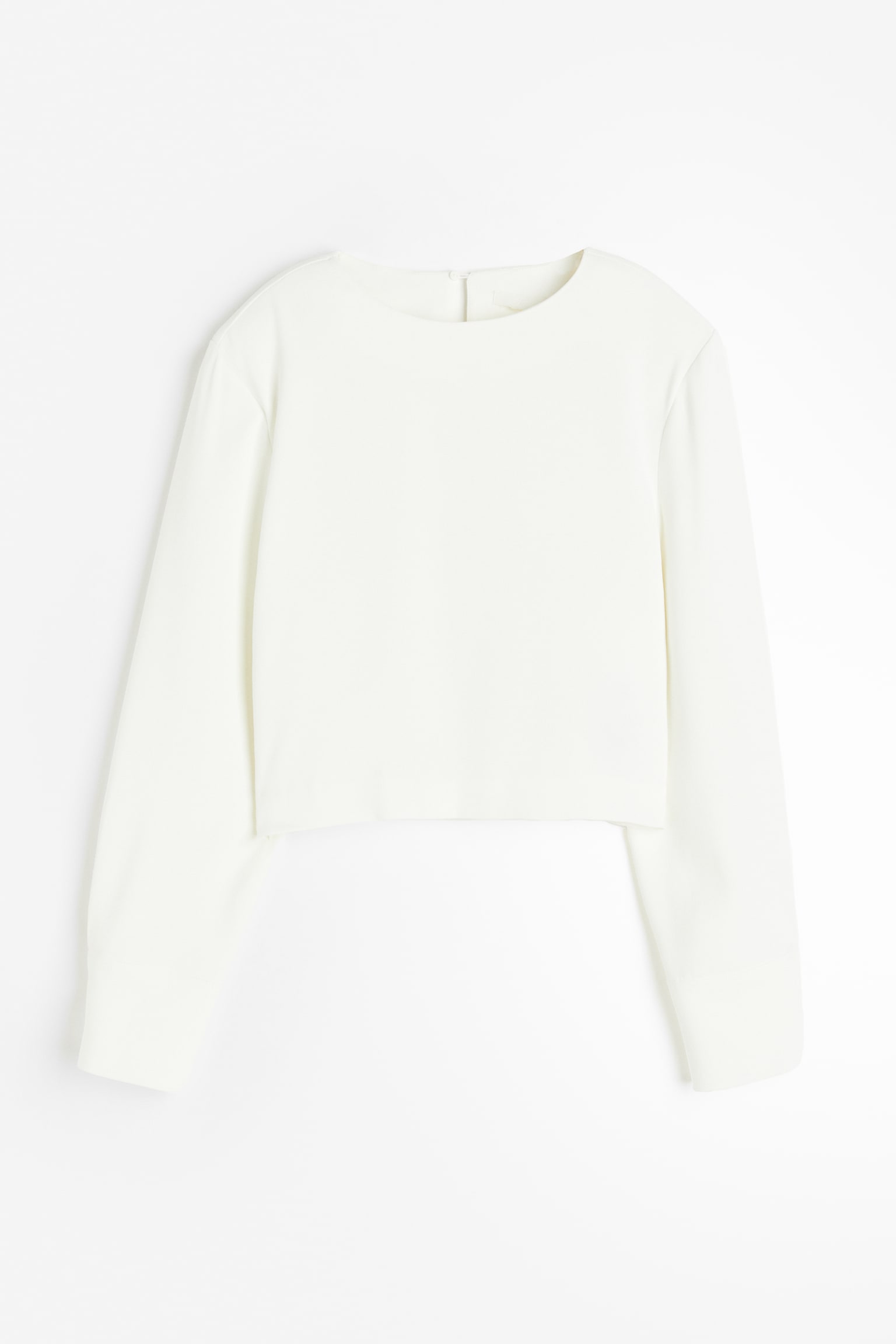 Shoulder-pad blouse - White - 1