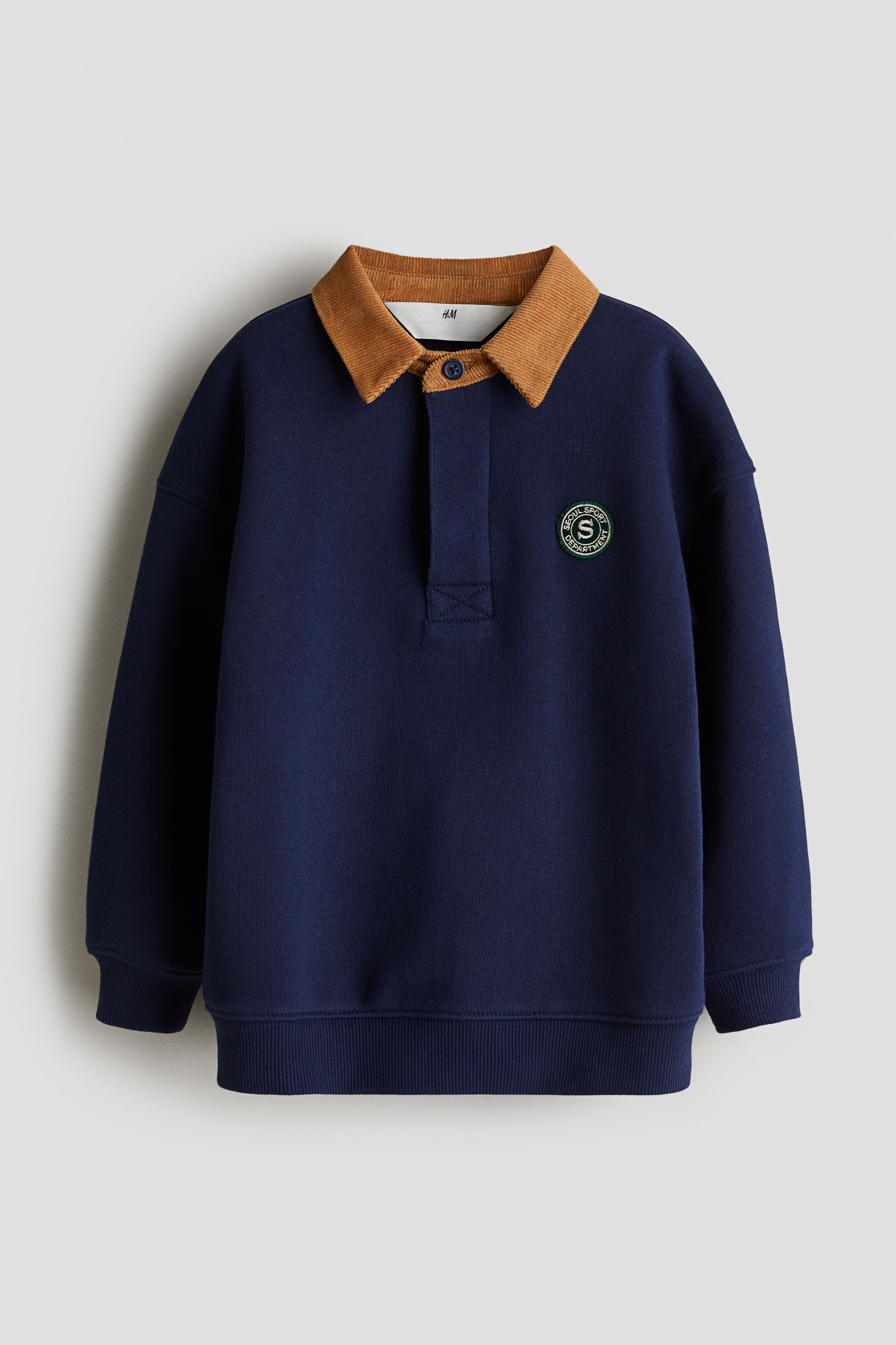 Maglia da rugby Loose Fit - Blu navy/S